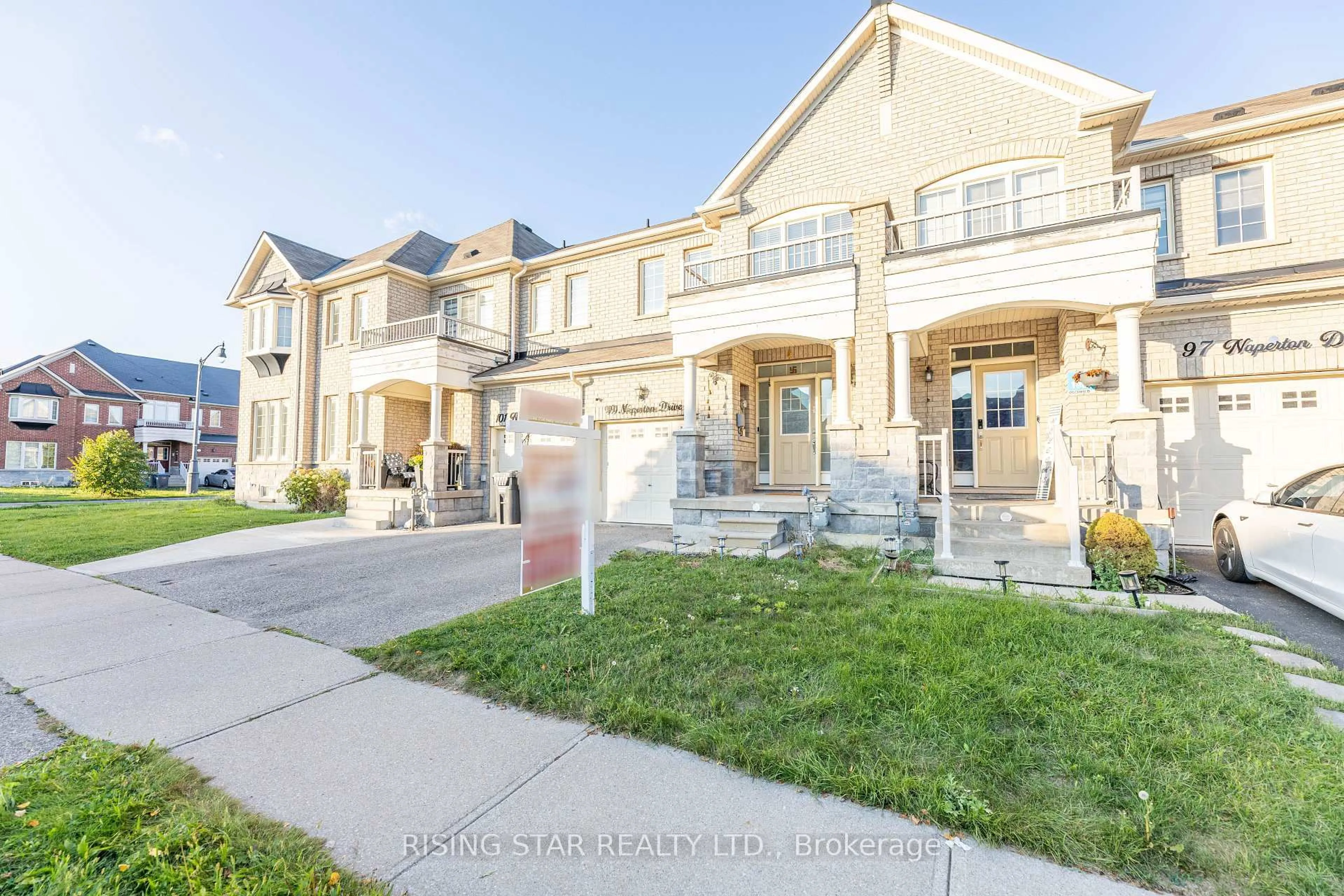 Home with brick exterior material, street for 99 Naperton Dr, Brampton Ontario L6R 3N5