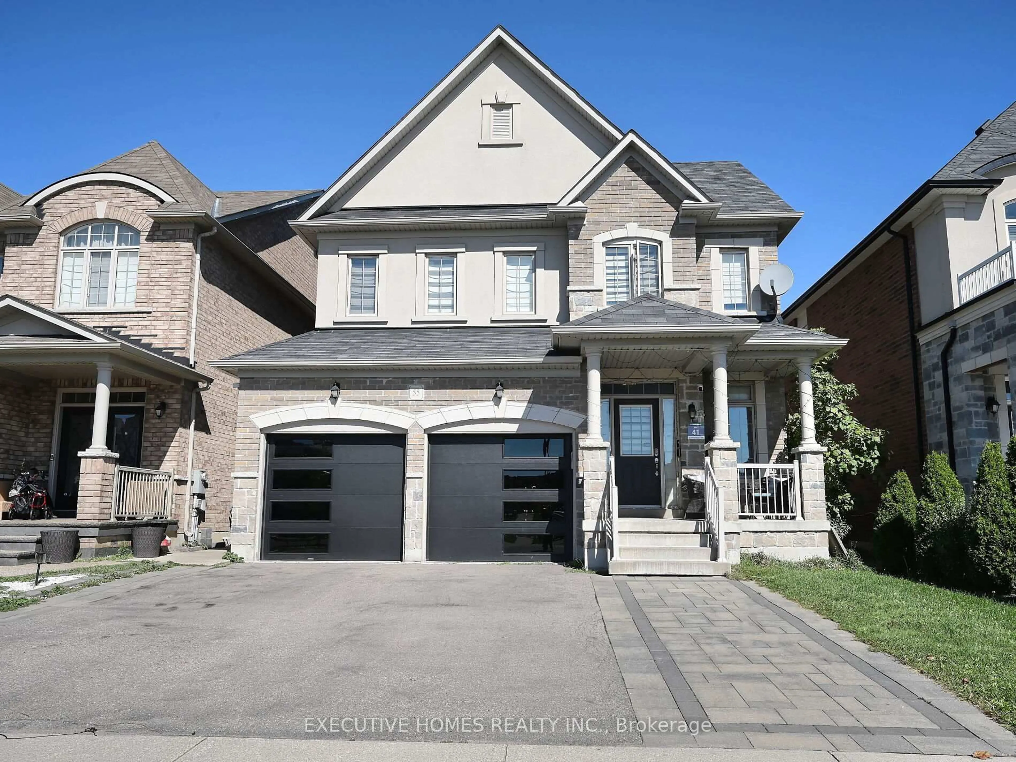 Home with brick exterior material, street for 55 Apple Valley Way, Brampton Ontario L5P 3R5