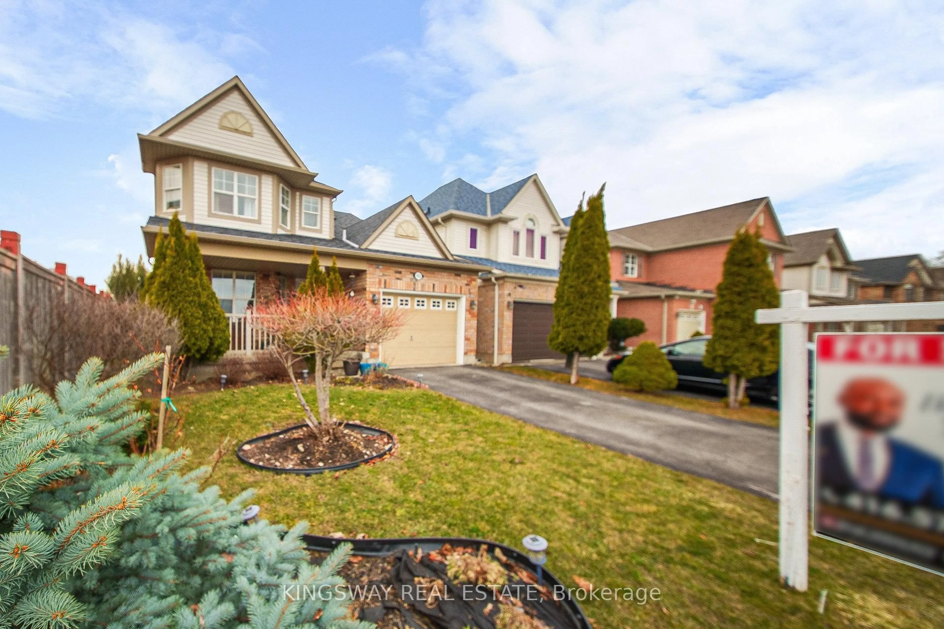Home with brick exterior material, street for 142 Valleyway Dr, Brampton Ontario L6X 0N3