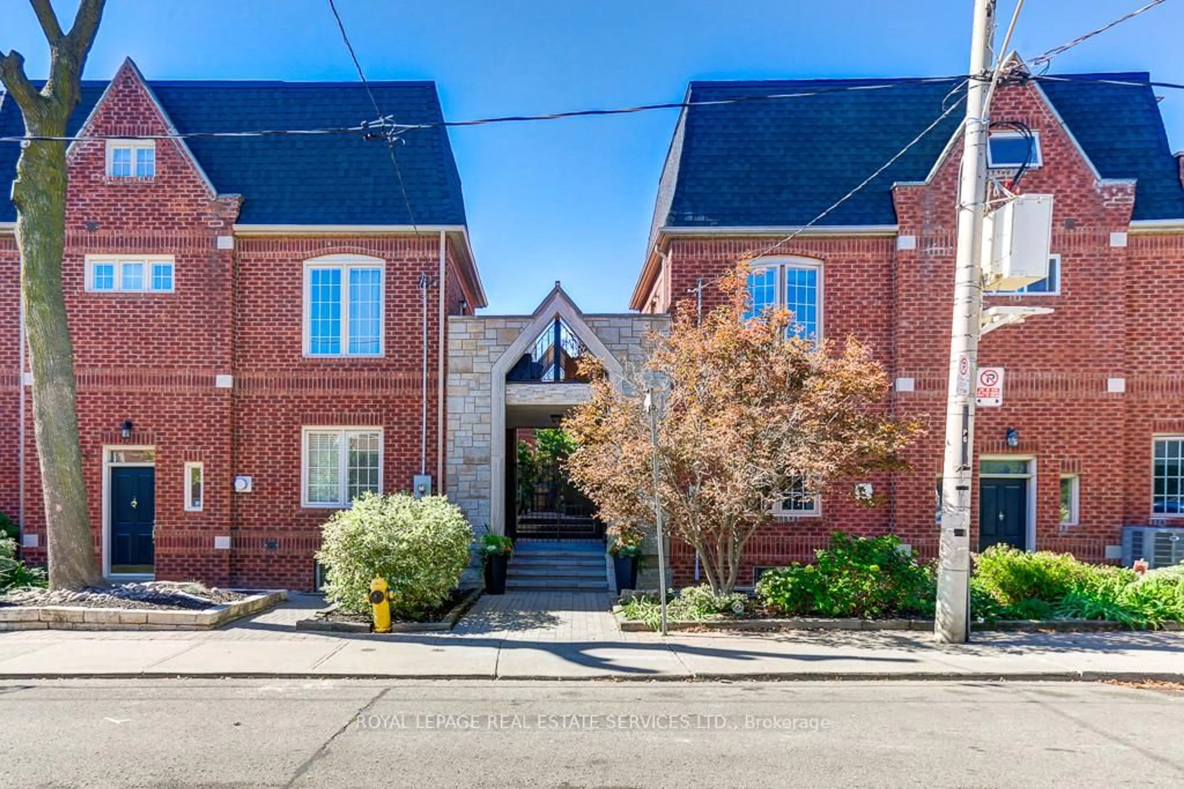 Home with brick exterior material, street for 13 Archgate Lane, Toronto Ontario M6E 5A9
