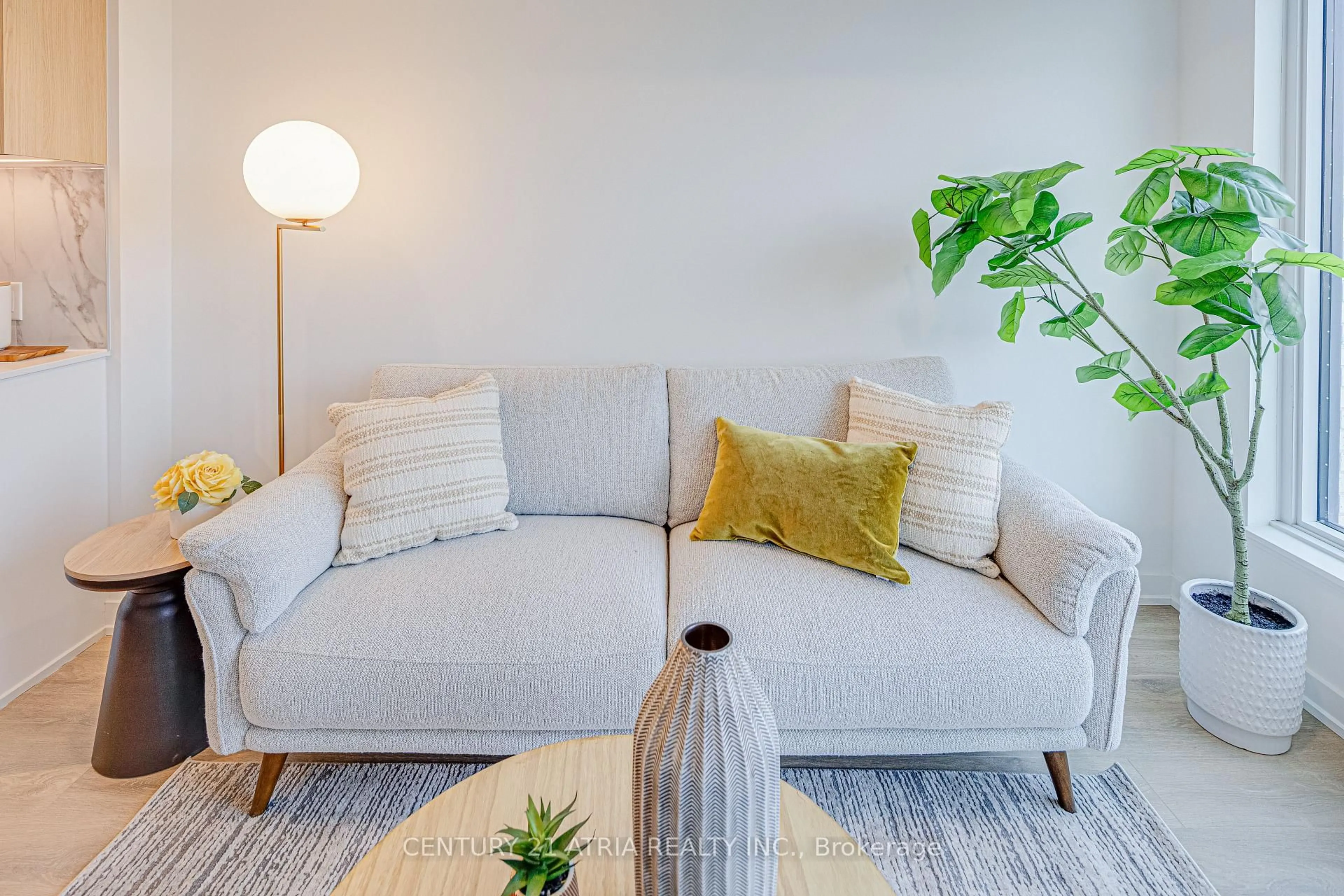 Living room with furniture, unknown for 1100 Sheppard Ave #217, Toronto Ontario M3K 0E4