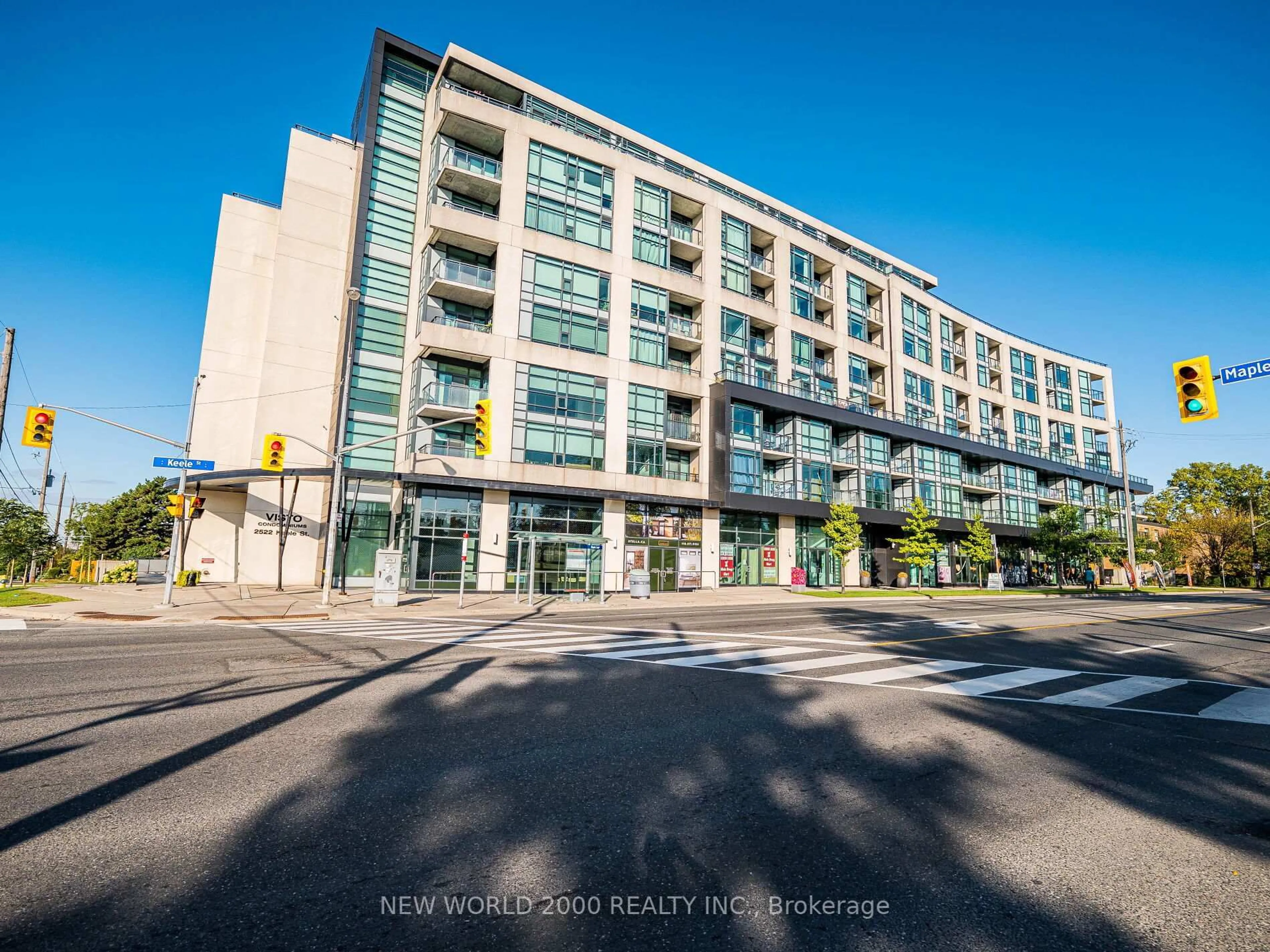 A pic from outside/outdoor area/front of a property/back of a property/a pic from drone, street for 2522 Keele St #216, Toronto Ontario M6L 0A2