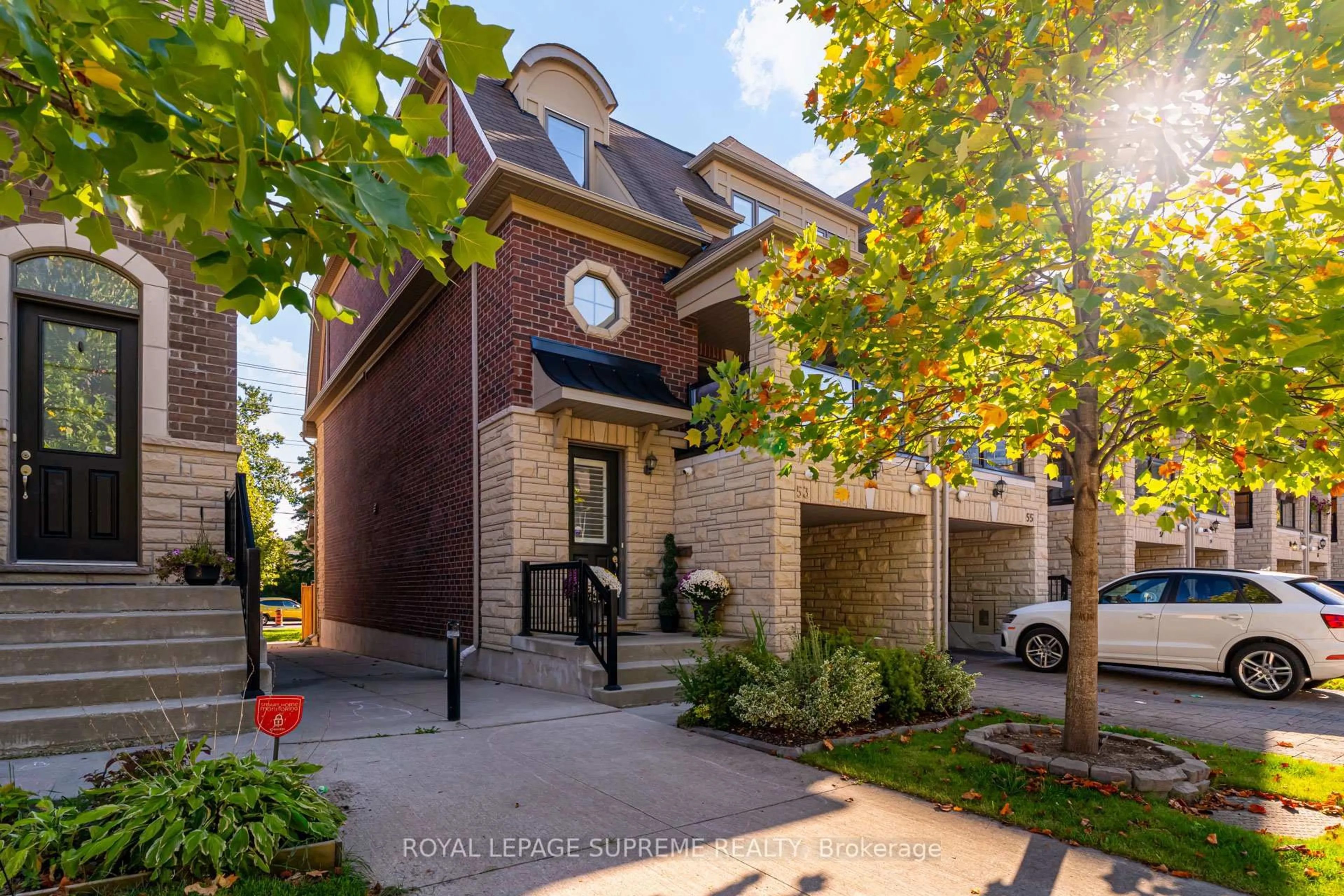 Home with brick exterior material, street for 53 Dryden Way, Toronto Ontario M9R 0B2