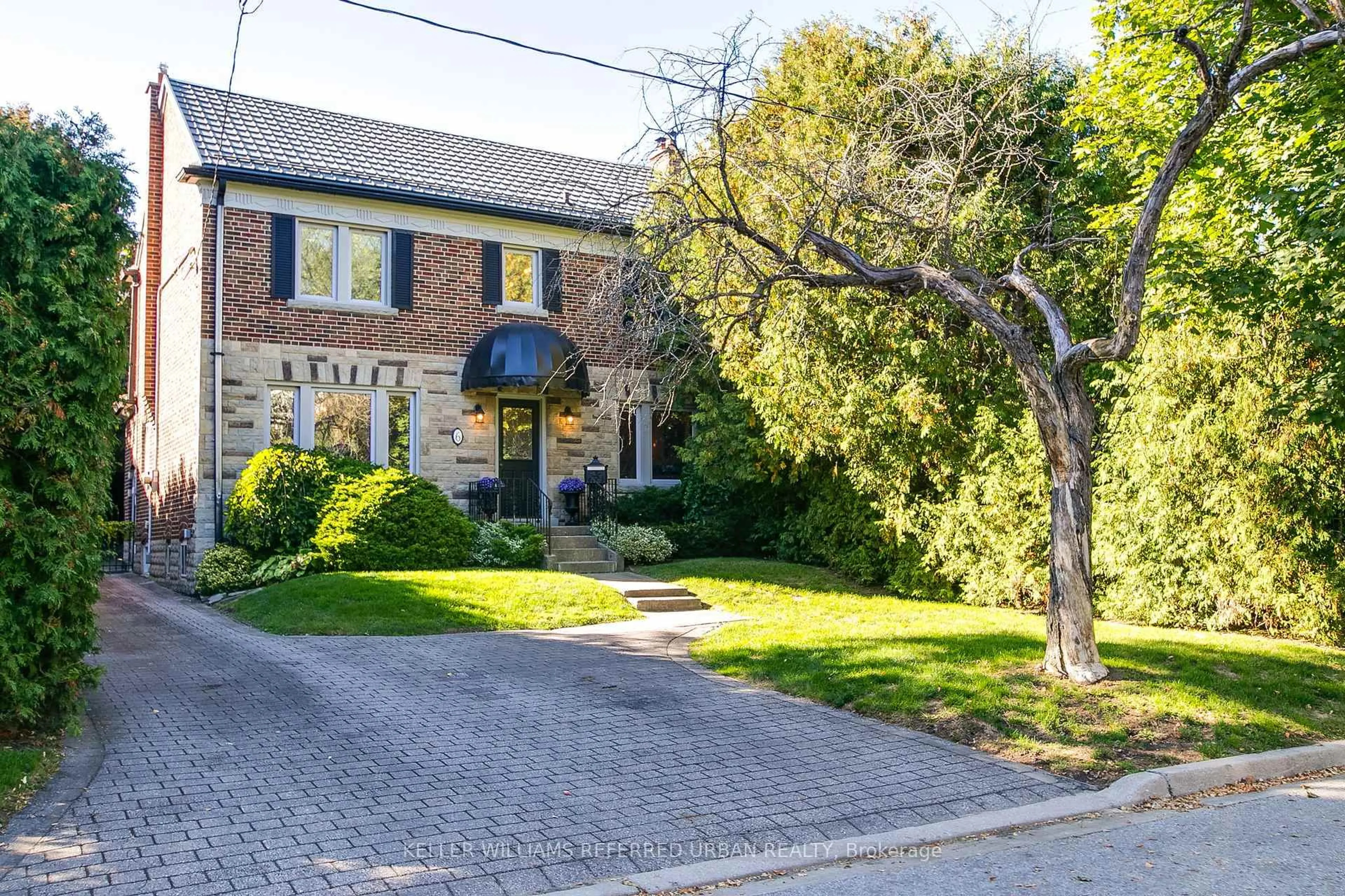 Home with brick exterior material, street for 6 Old Mill Terr, Toronto Ontario M8X 1A2