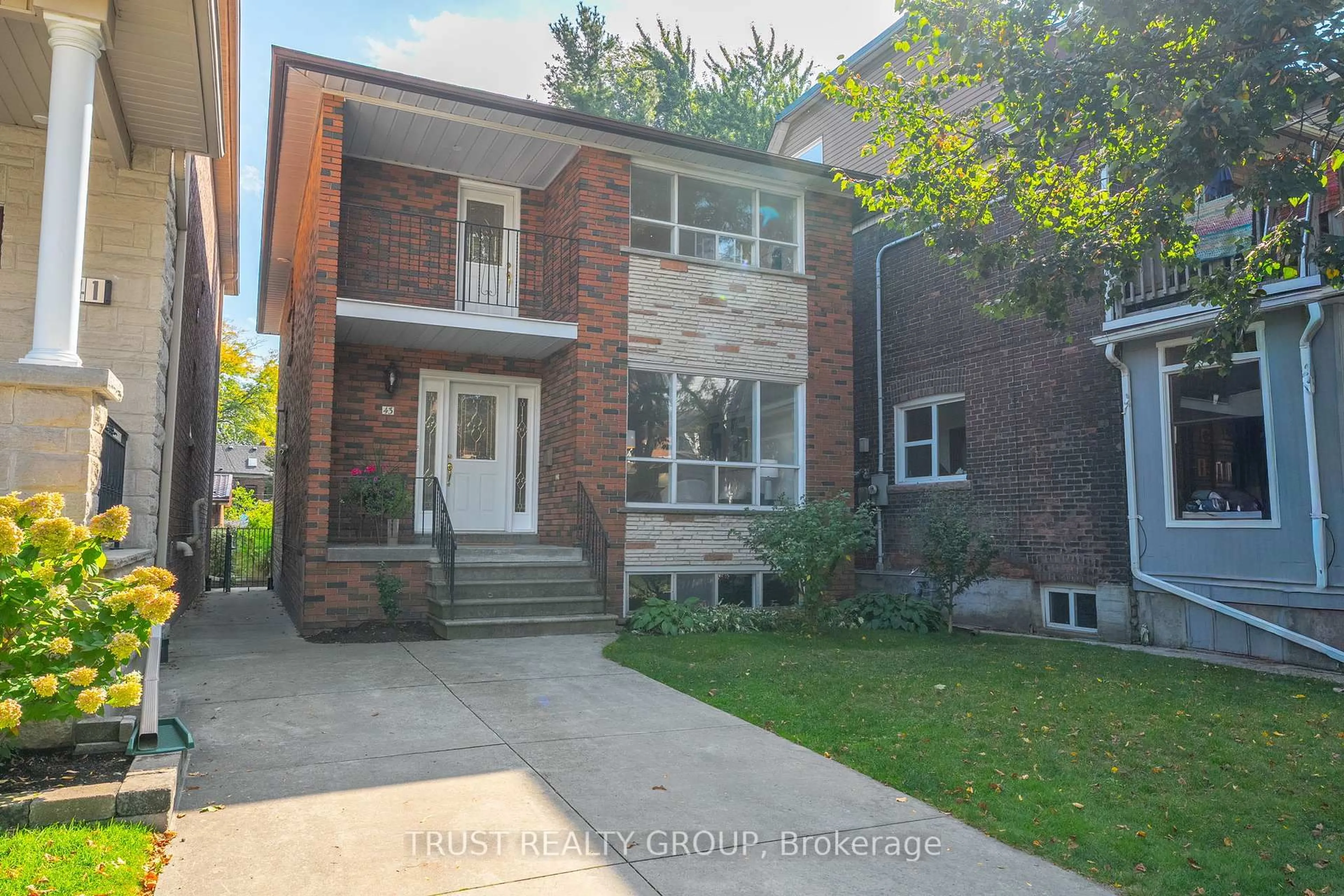 Home with brick exterior material, street for 43 Westminster Ave, Toronto Ontario M6R 1N3