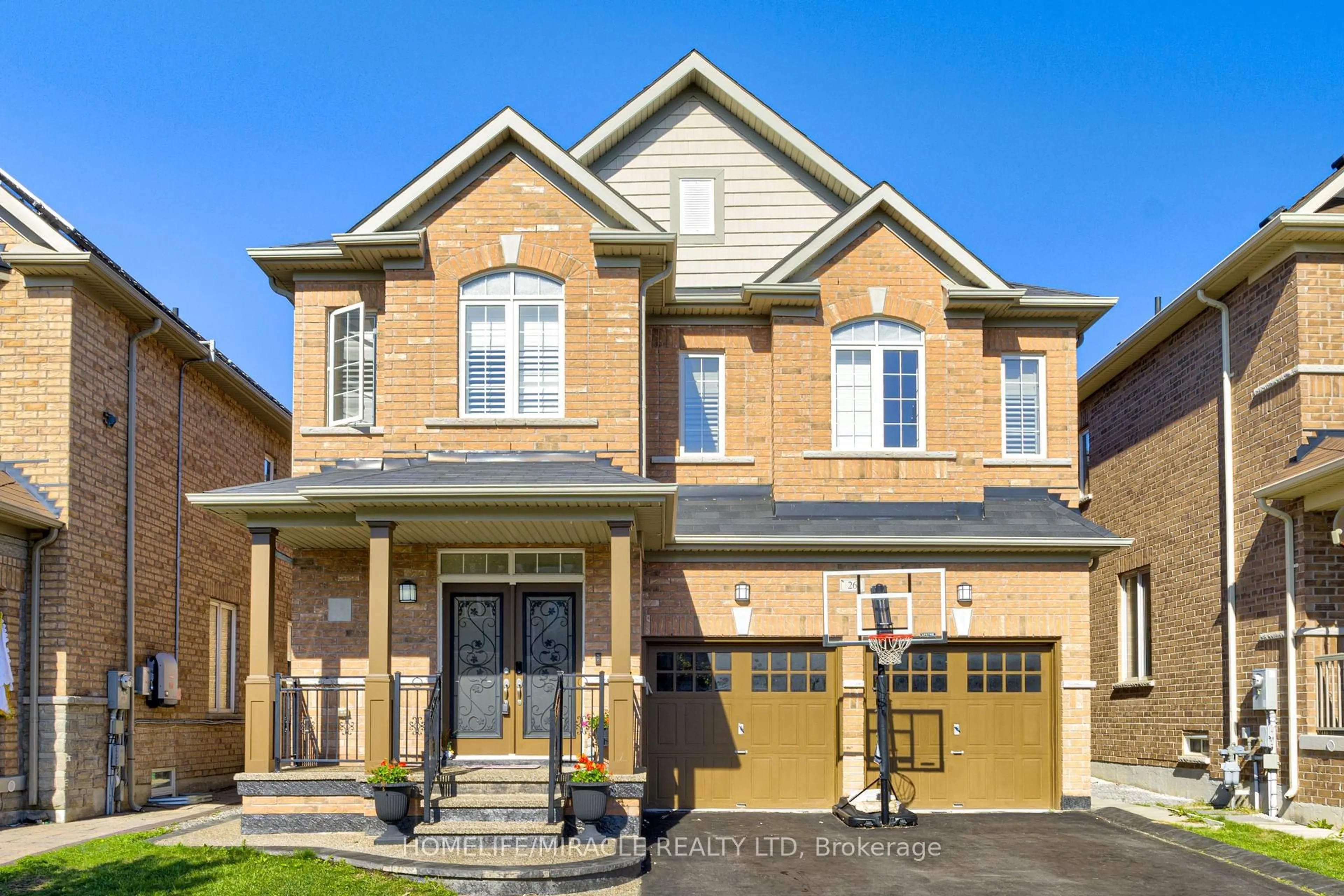 Home with brick exterior material, street for 26 Fitzgibson St, Brampton Ontario L6Y 0H8