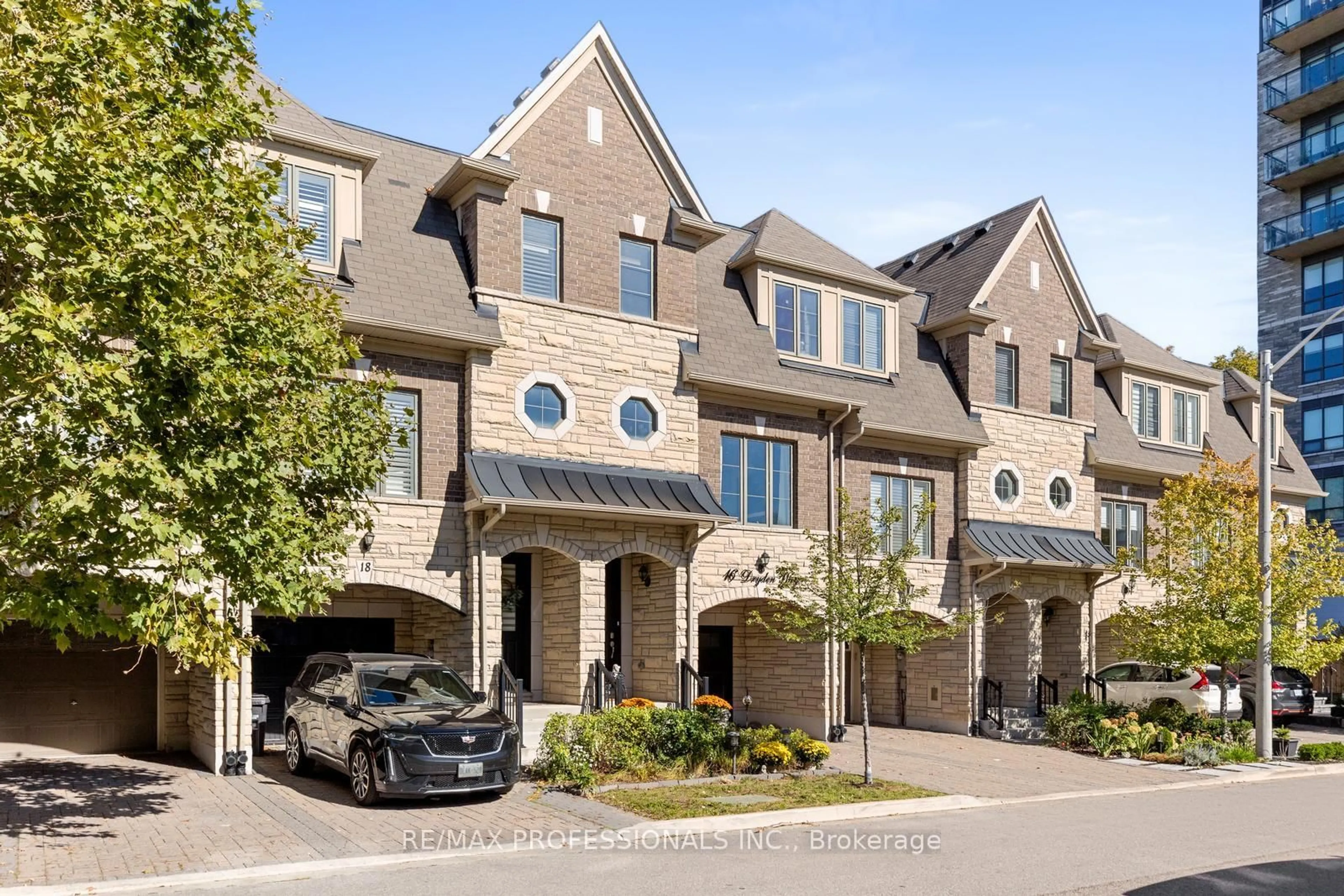 Home with brick exterior material, street for 16 Dryden Way, Toronto Ontario M9R 0B2