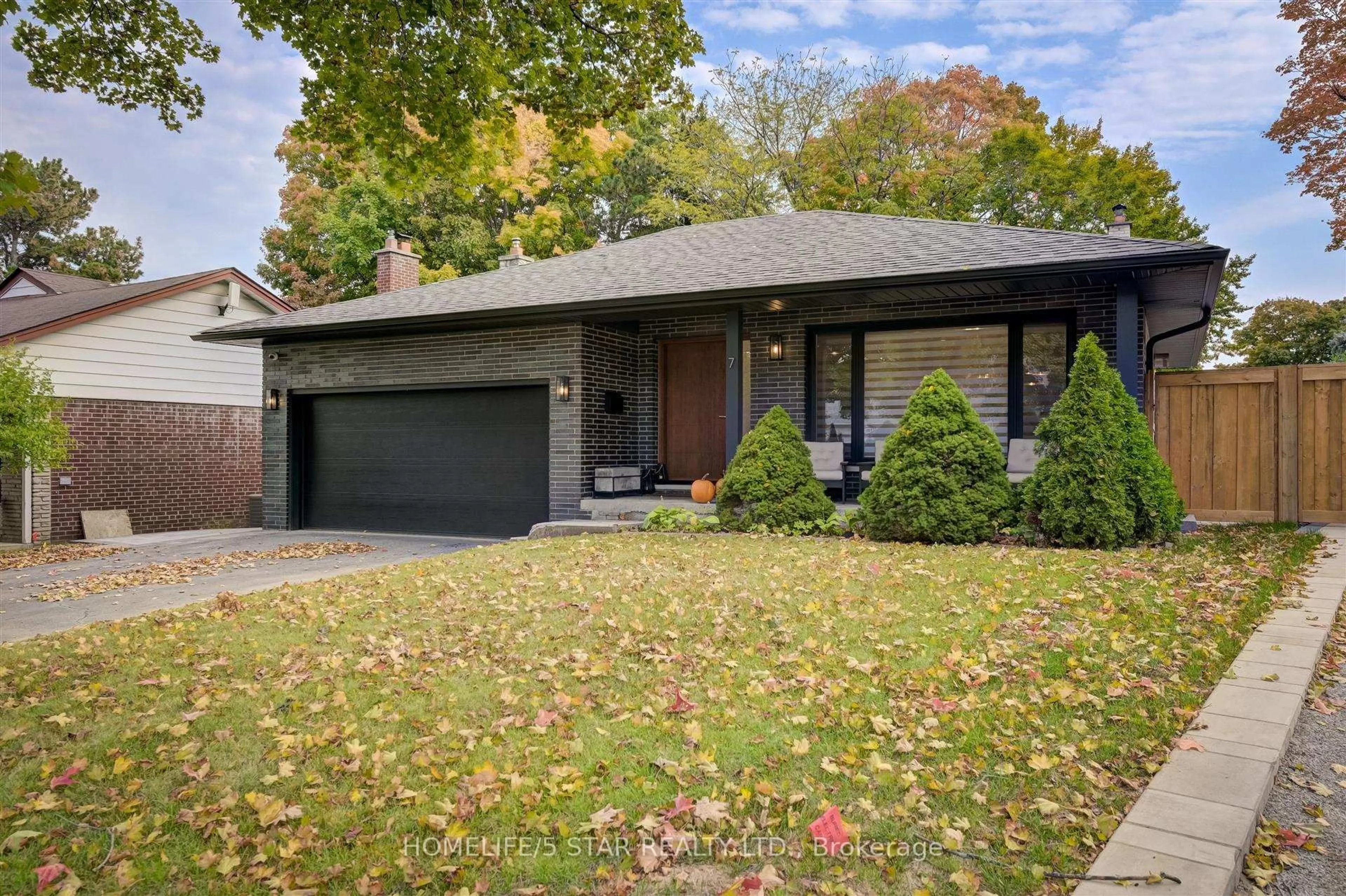 Home with brick exterior material, street for 7 Kingsborough Cres, Toronto Ontario M9R 2T8