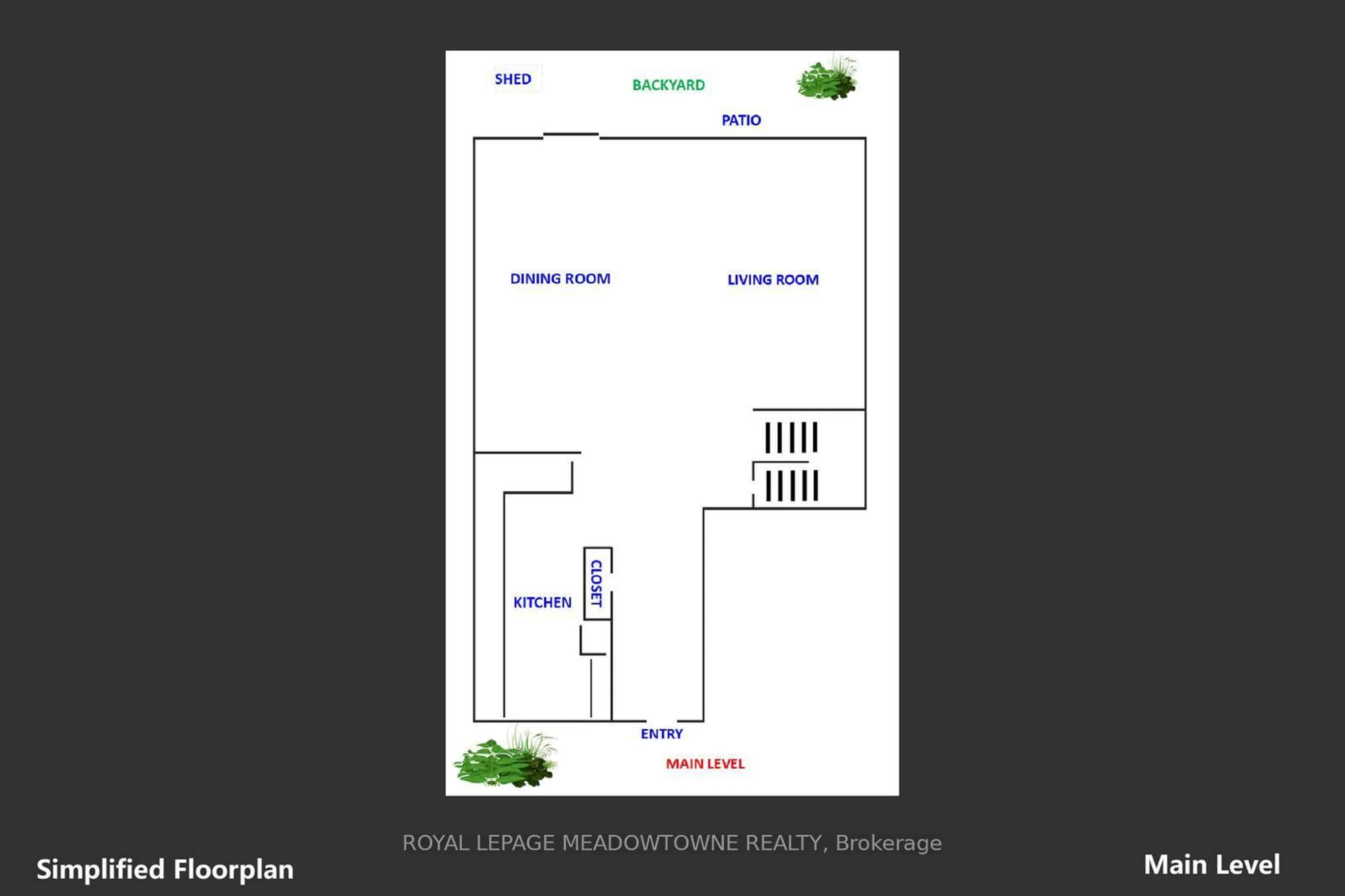 Floor plan for 4 Greenfield Sq, Brampton Ontario L6S 2J3