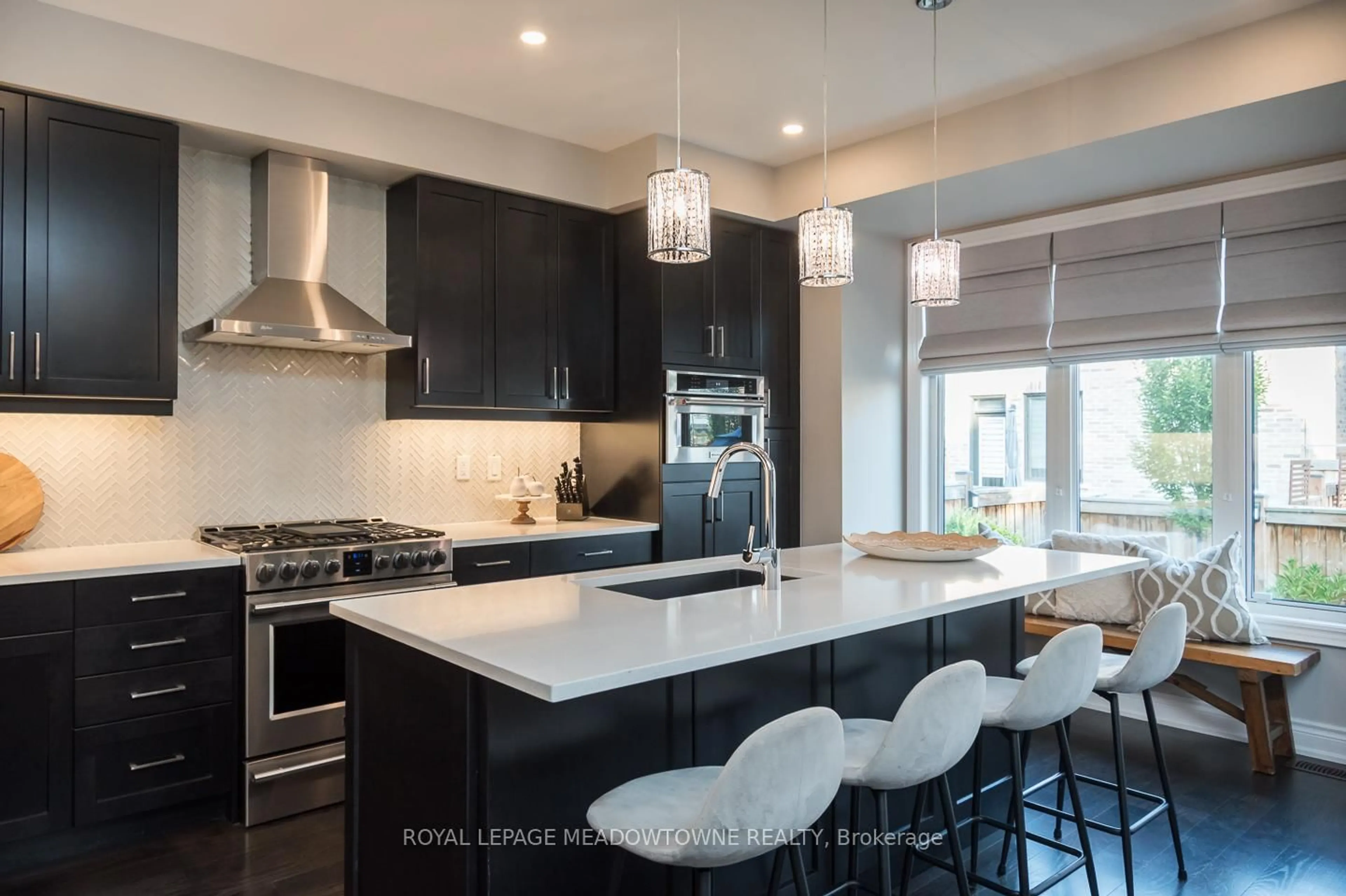 Contemporary kitchen, ceramic/tile floor for 390 Ramsey Pl, Milton Ontario L9E 1N3