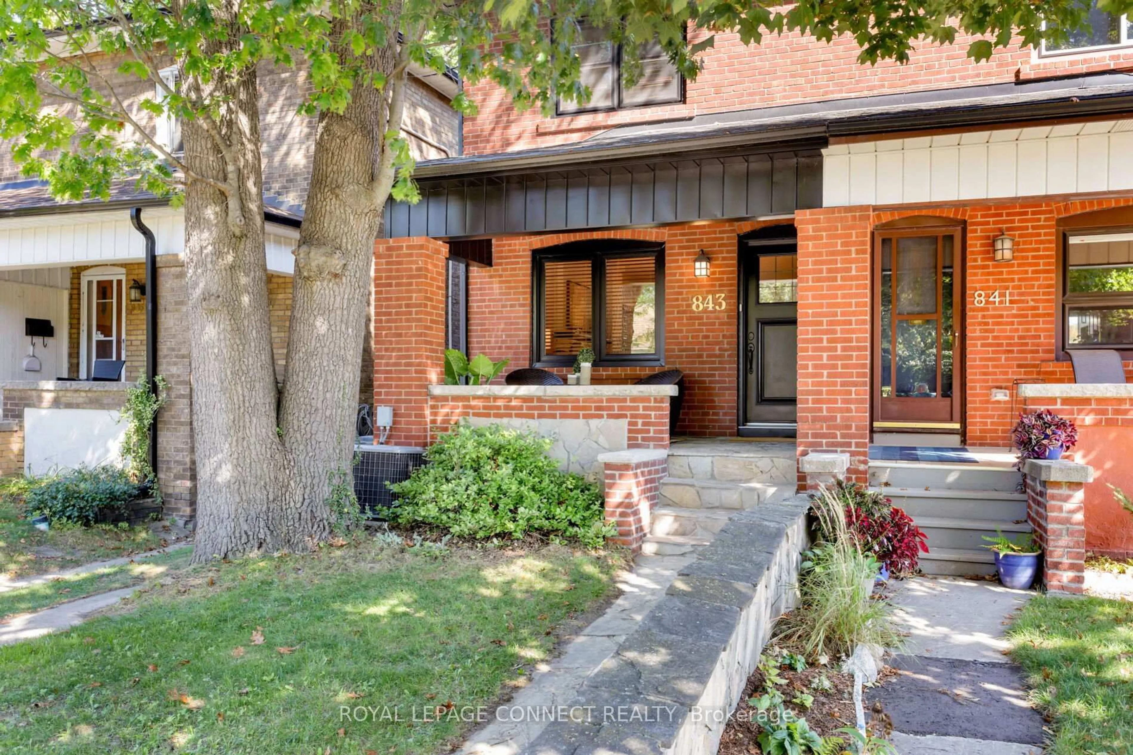 Home with brick exterior material, street for 843 Windermere Ave, Toronto Ontario M6S 3M5