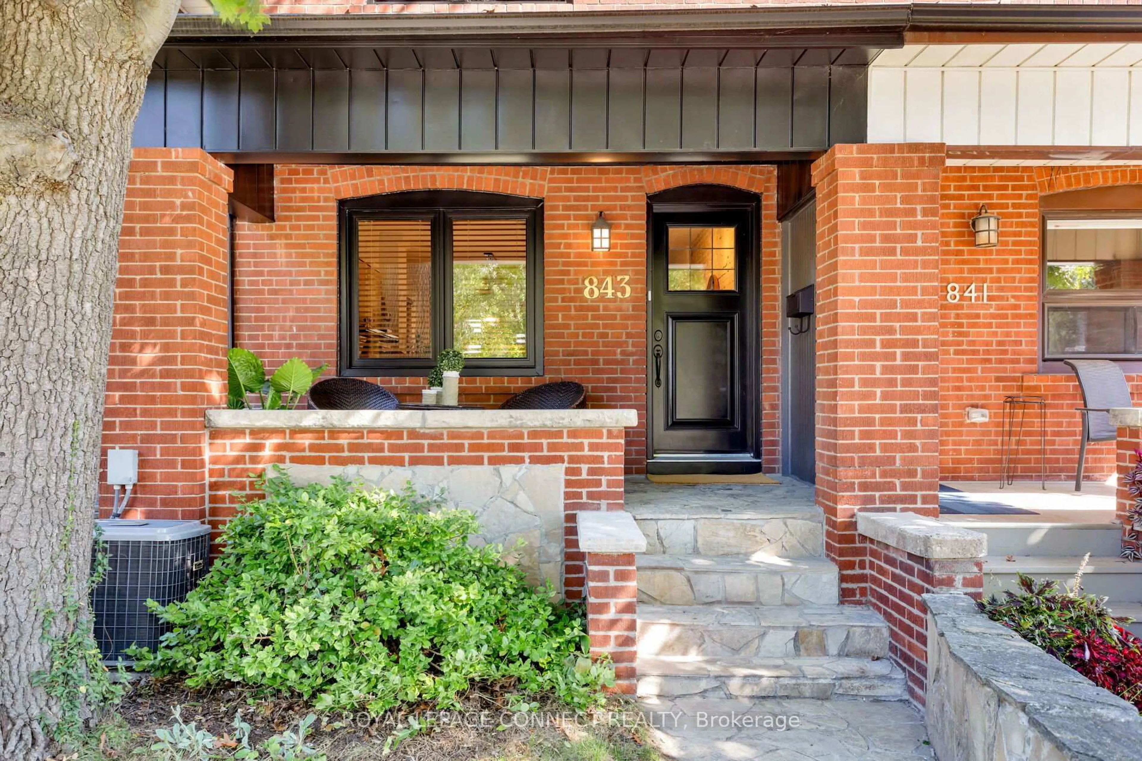 Home with brick exterior material, street for 843 Windermere Ave, Toronto Ontario M6S 3M5