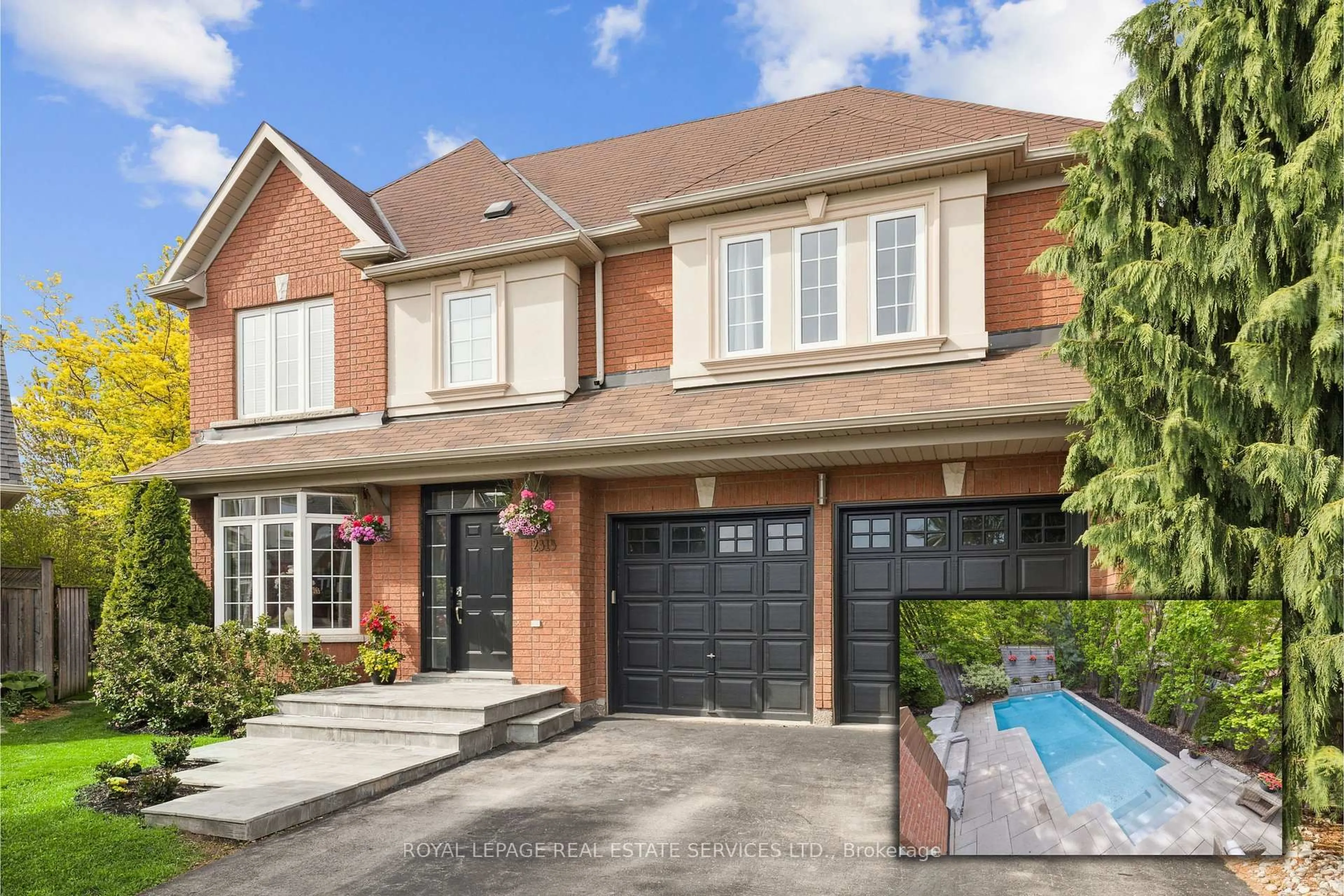 Home with brick exterior material, street for 2313 Blue Oak Circ, Oakville Ontario L6M 5J3