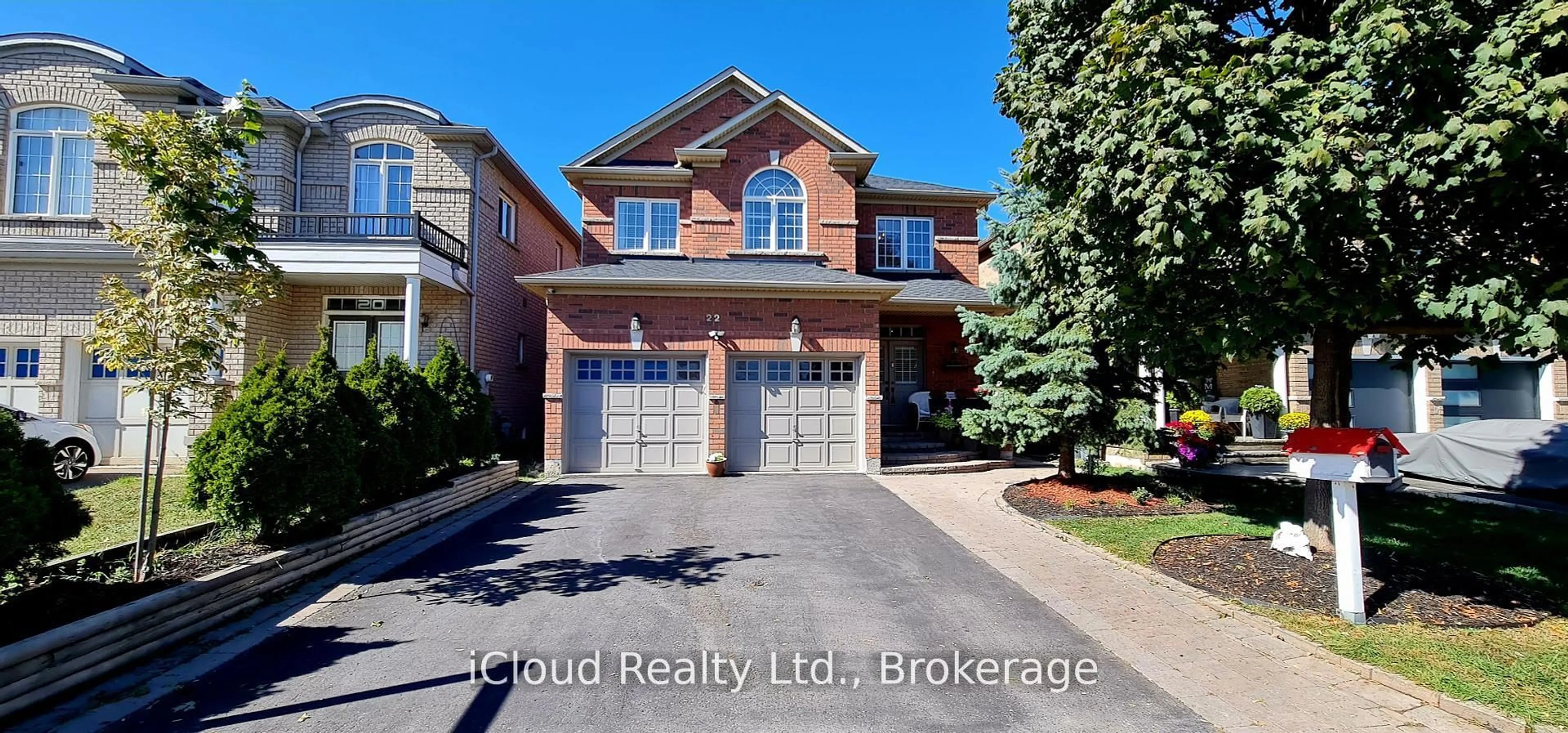 Home with brick exterior material, street for 22 Fallgate Dr, Brampton Ontario L6X 0R5