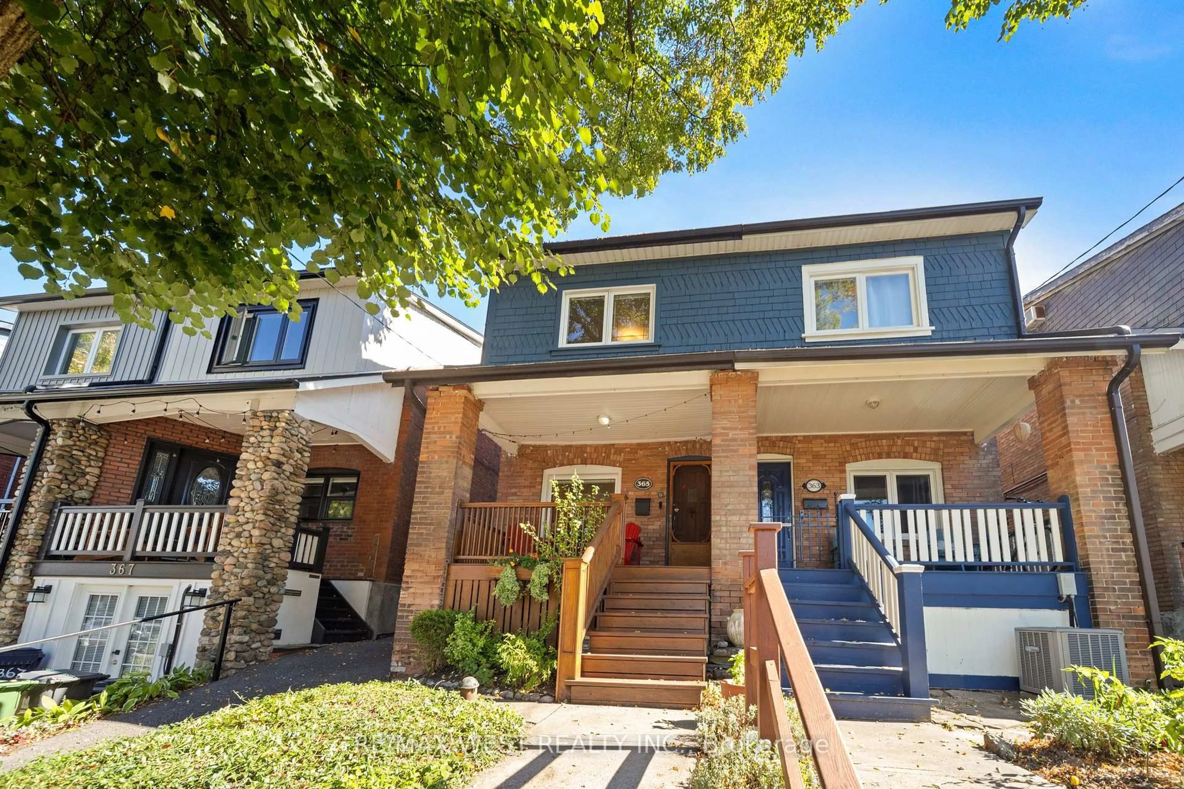 Home with brick exterior material, street for 365 Indian Grve, Toronto Ontario M6P 2H6