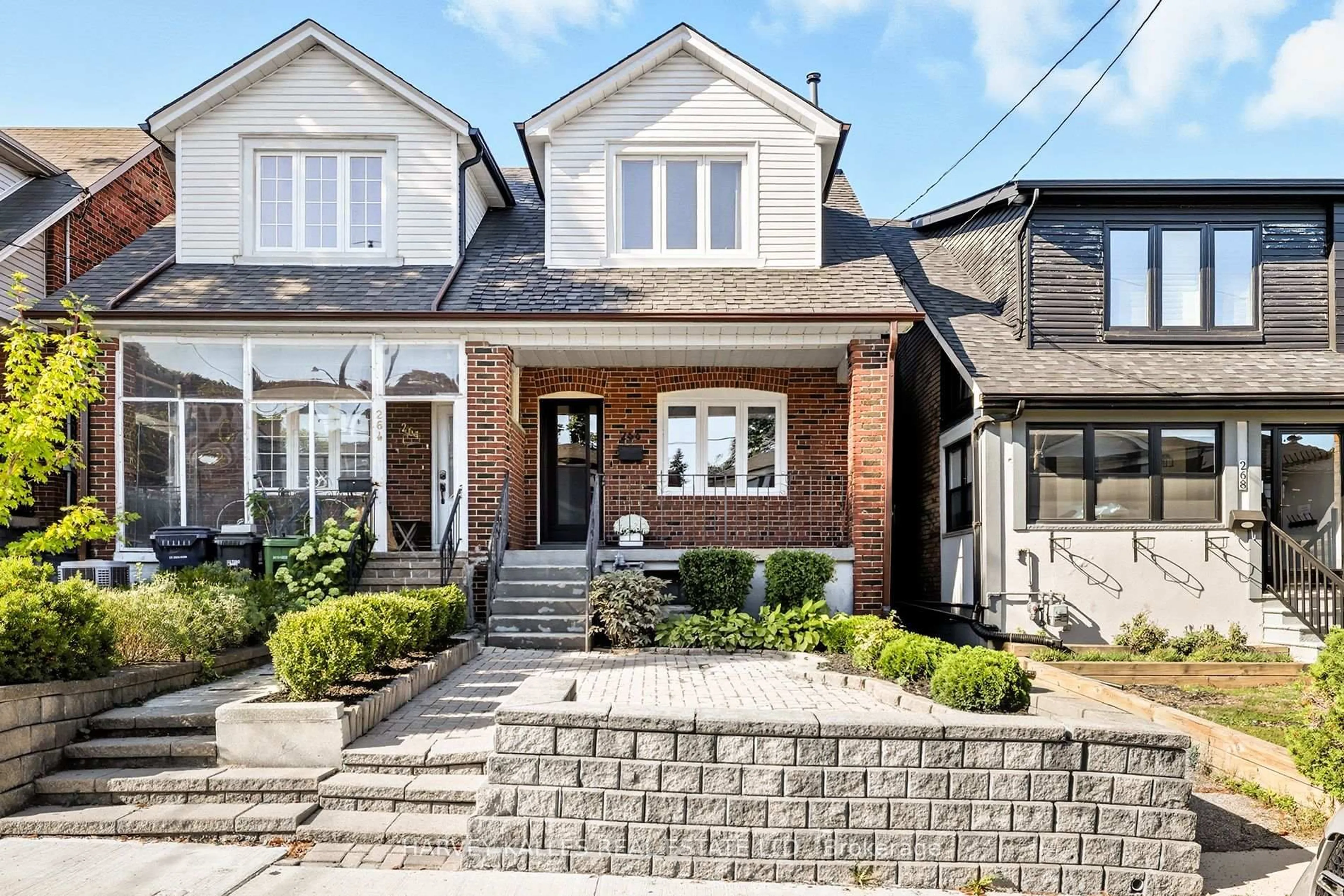 Home with brick exterior material, street for 266 Mcroberts Ave, Toronto Ontario M6E 4P6