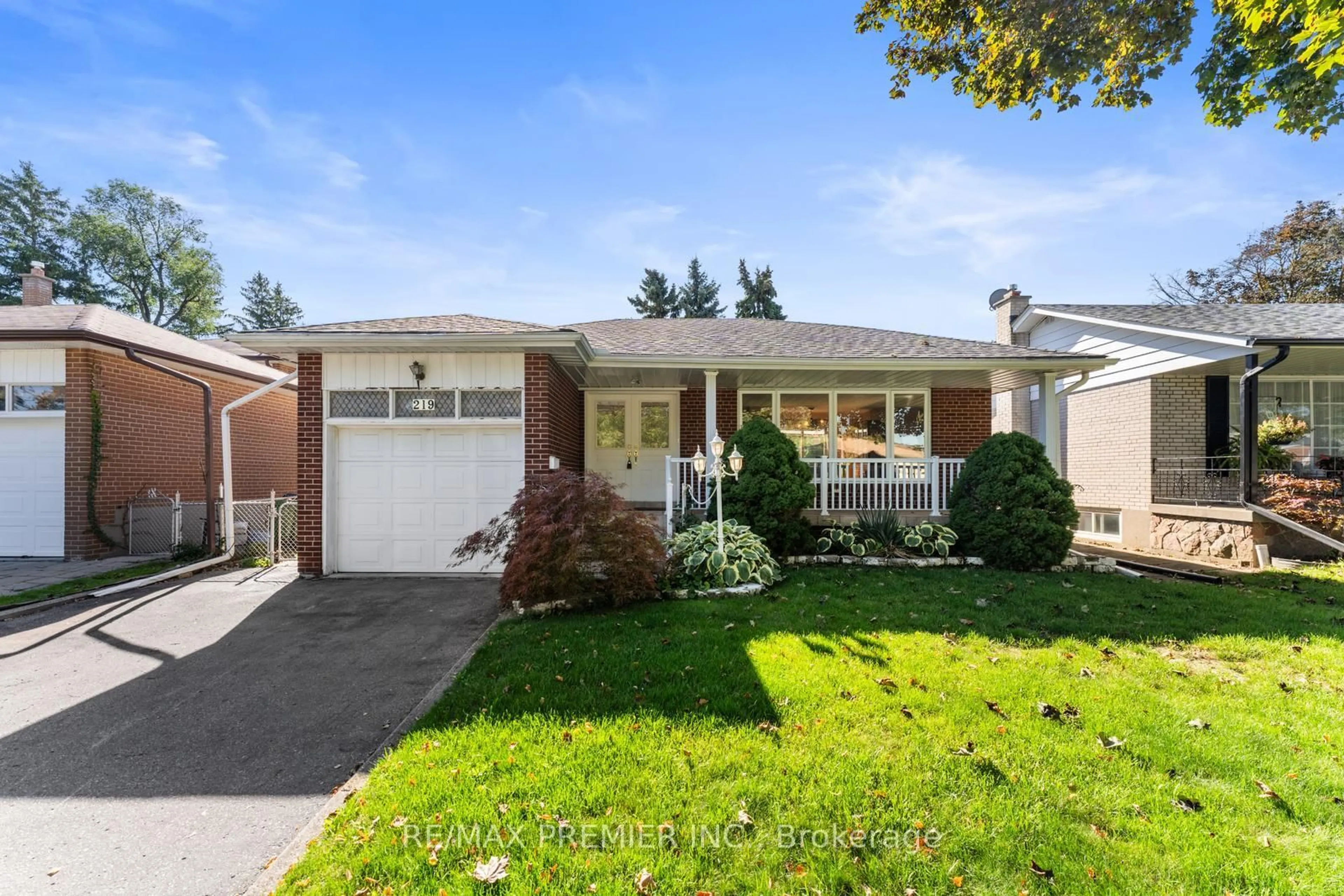 Home with vinyl exterior material, street for 219 La Rose Ave, Toronto Ontario M9P 1B6