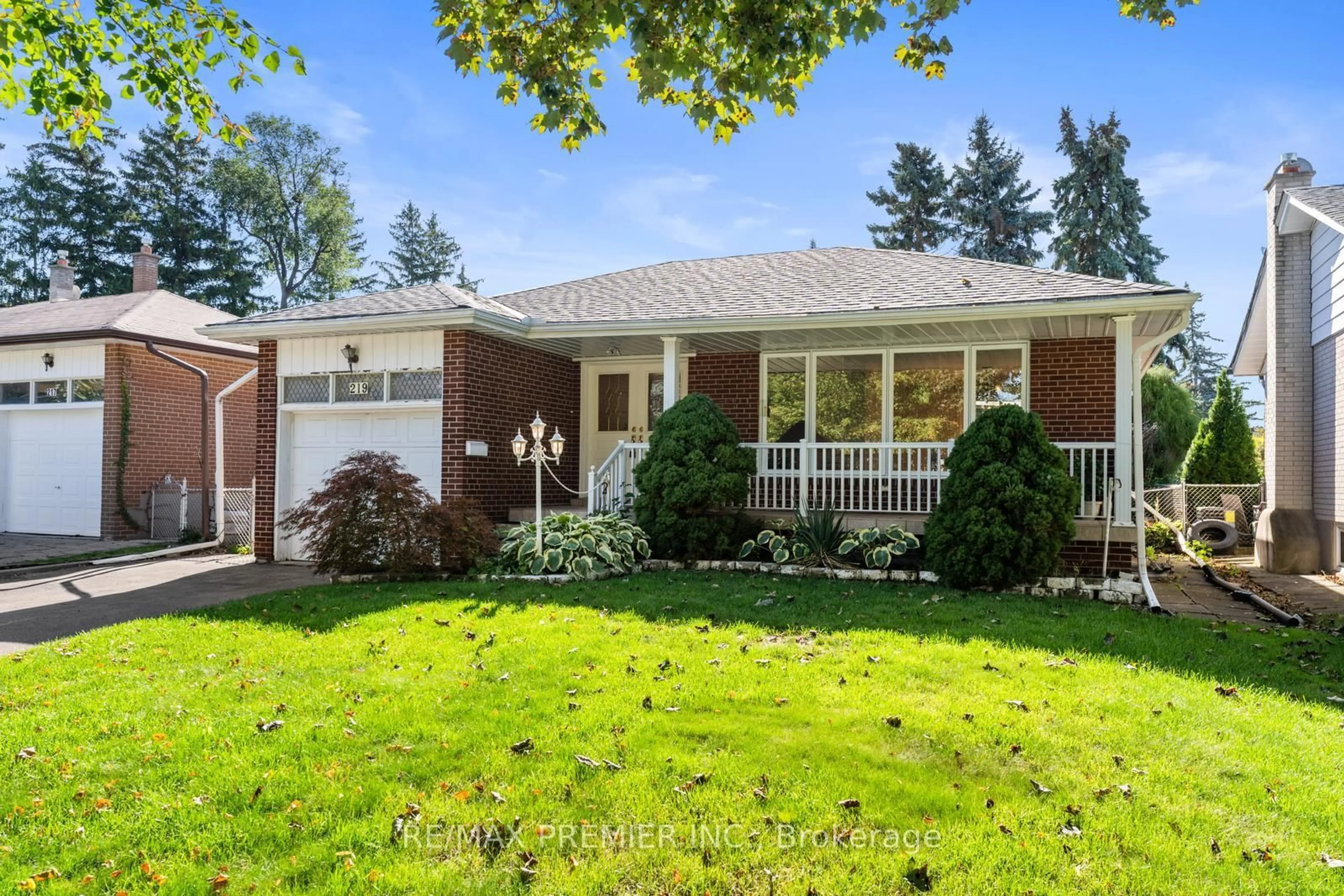 Home with vinyl exterior material, street for 219 La Rose Ave, Toronto Ontario M9P 1B6