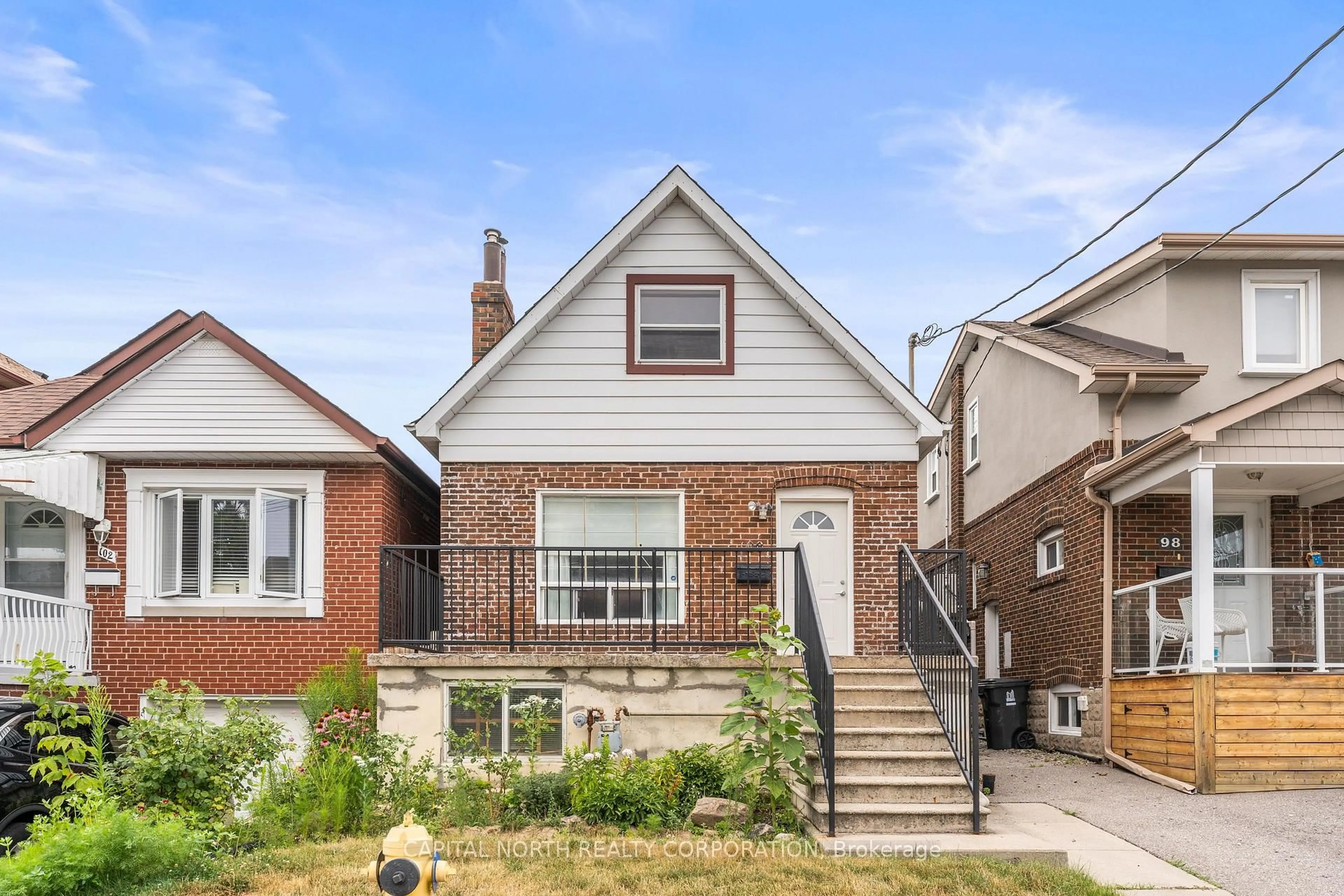 Home with brick exterior material, street for 100 Livingstone Ave, Toronto Ontario M6E 2L8