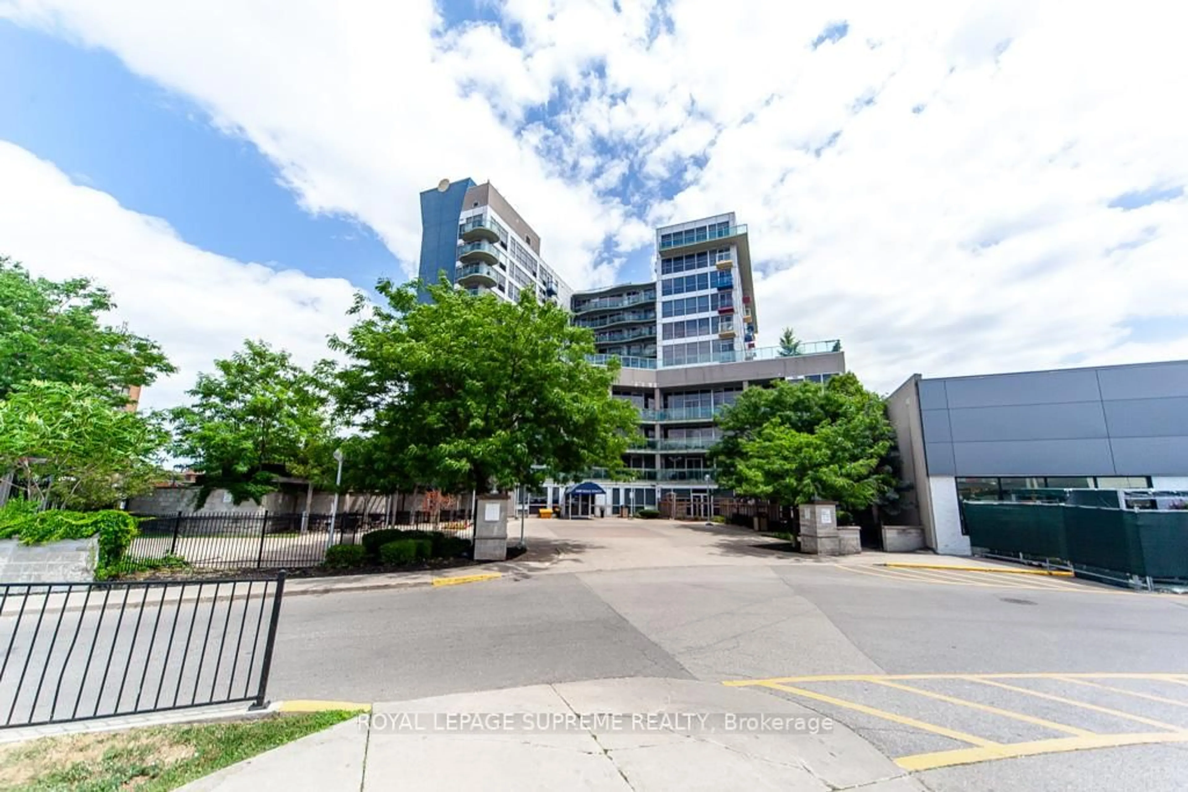A pic from outside/outdoor area/front of a property/back of a property/a pic from drone, unknown for 1600 Keele St #202, Toronto Ontario M6N 5J1