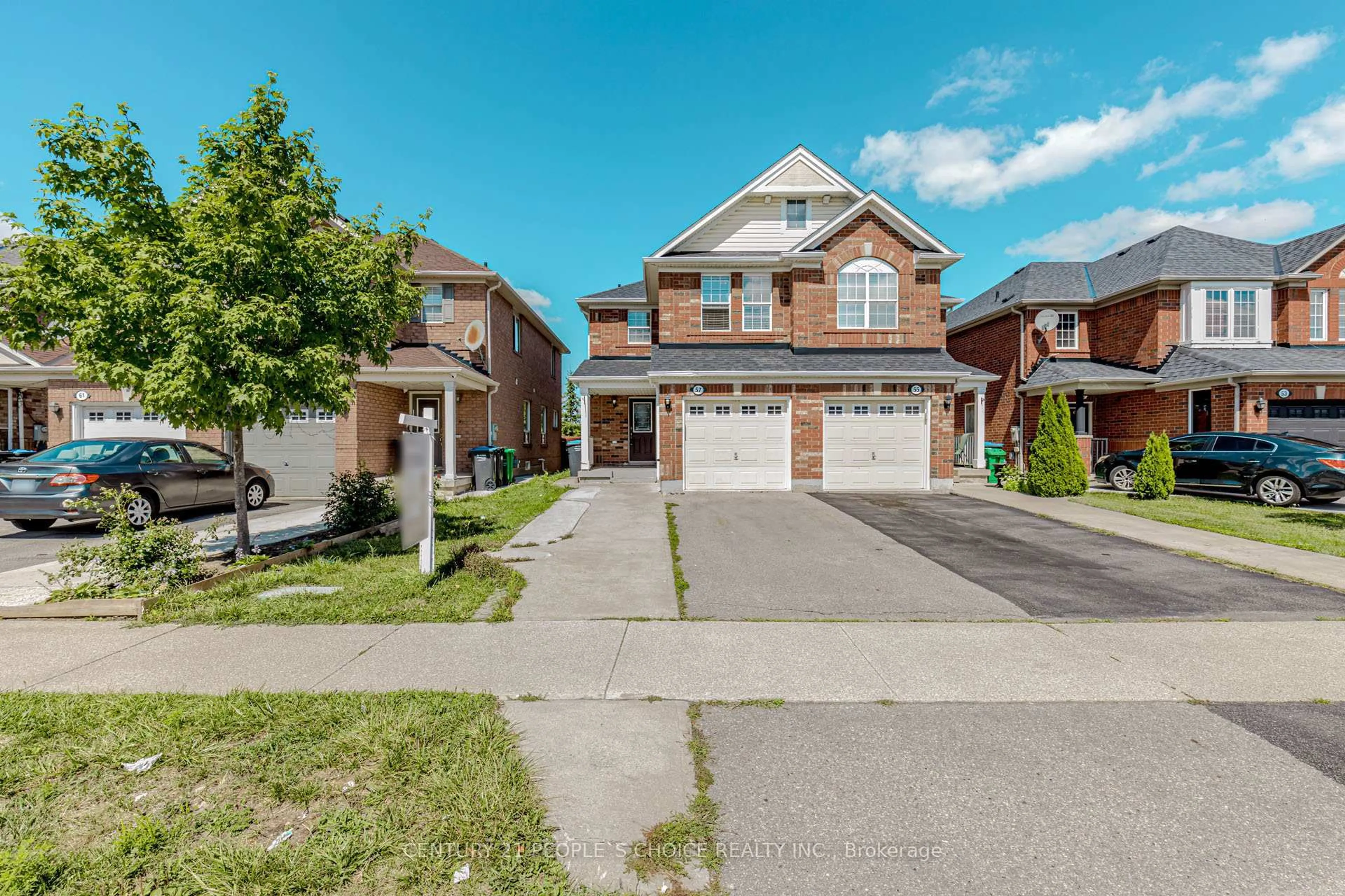 Home with brick exterior material, street for 57 Herdwick St, Brampton Ontario L6S 6L6