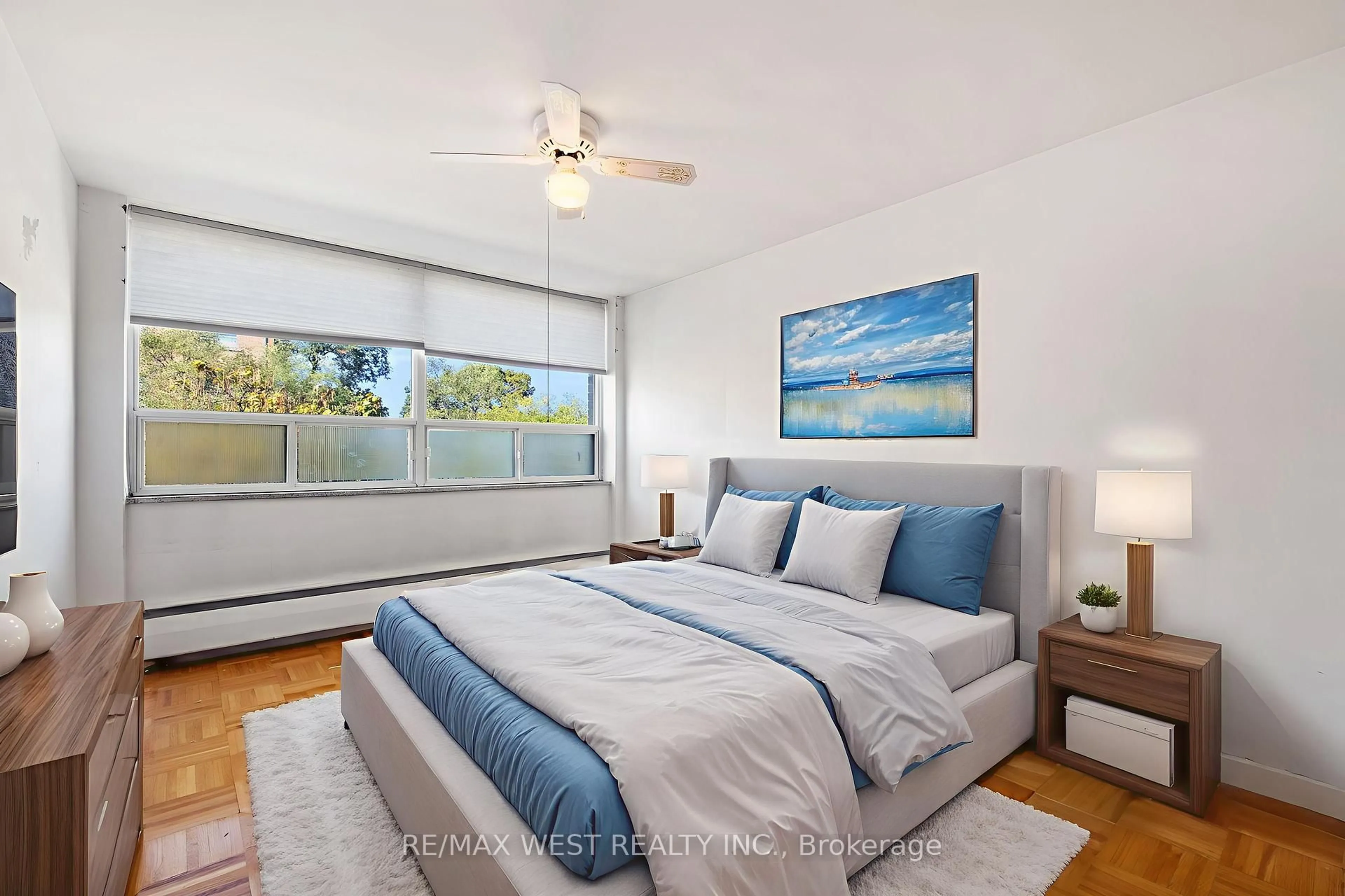 Bedroom with bed, unknown for 8 Kinsdale Blvd #35, Toronto Ontario M8Y 1T9