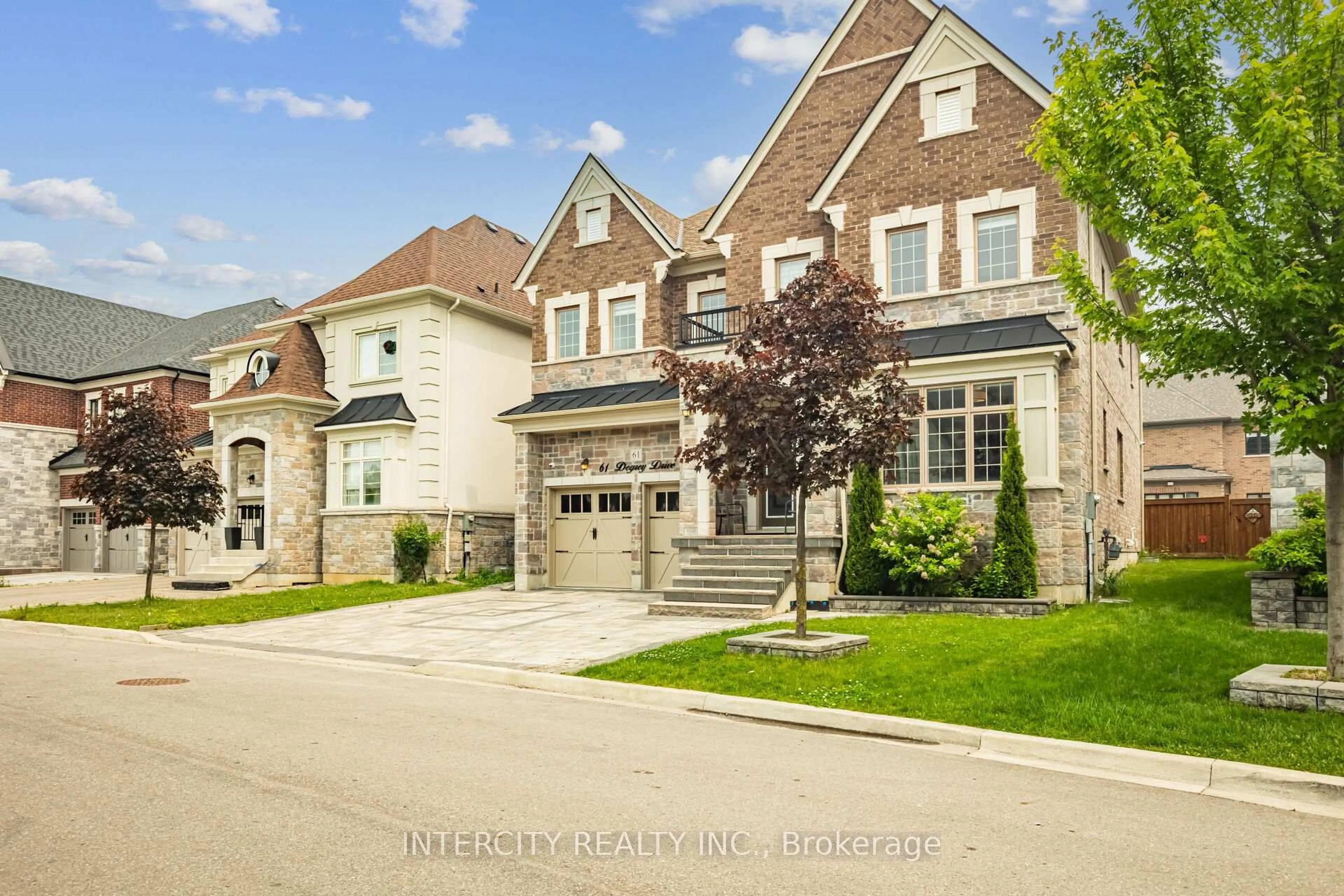 Home with brick exterior material, street for 61 Degrey Dr, Brampton Ontario L6P 4L7