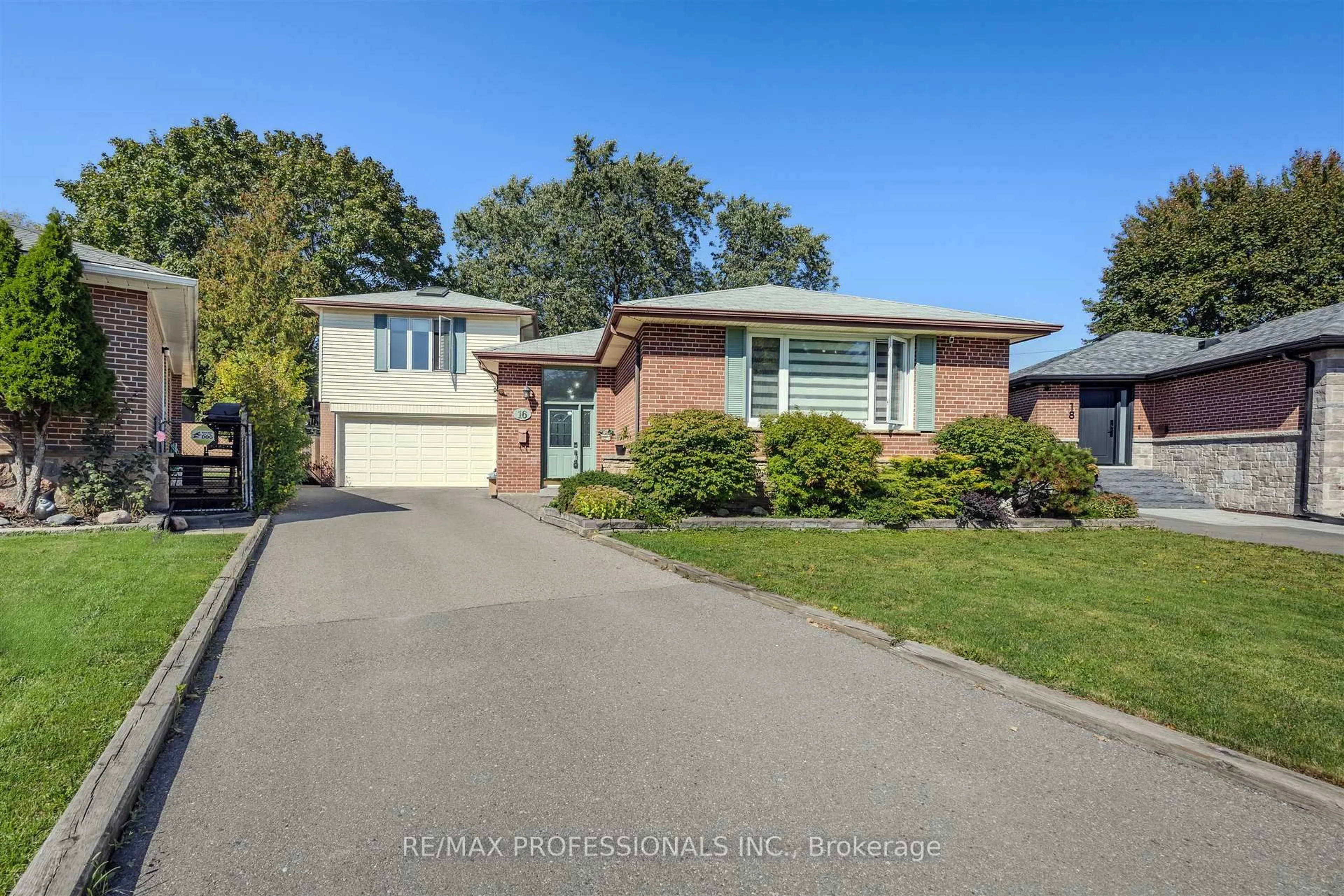 Home with brick exterior material, street for 16 Monet Ave, Toronto Ontario M9C 3N7