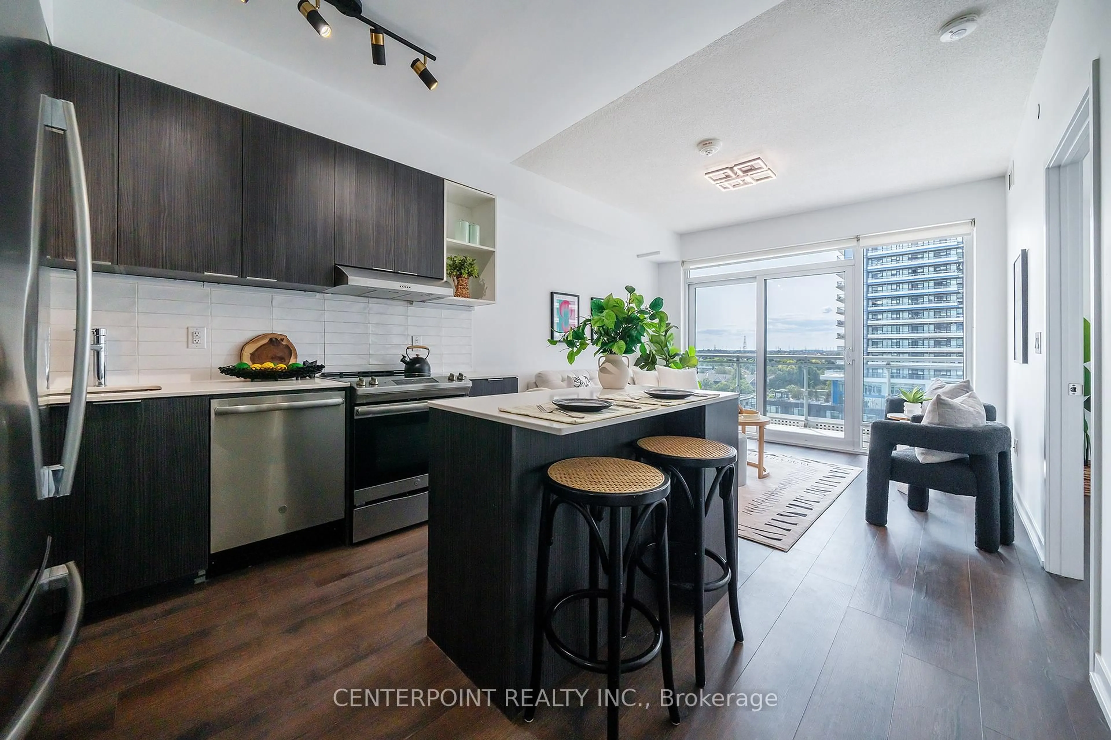 Open concept kitchen, unknown for 2520 Eglinton Ave #620, Mississauga Ontario L5M 0Y4