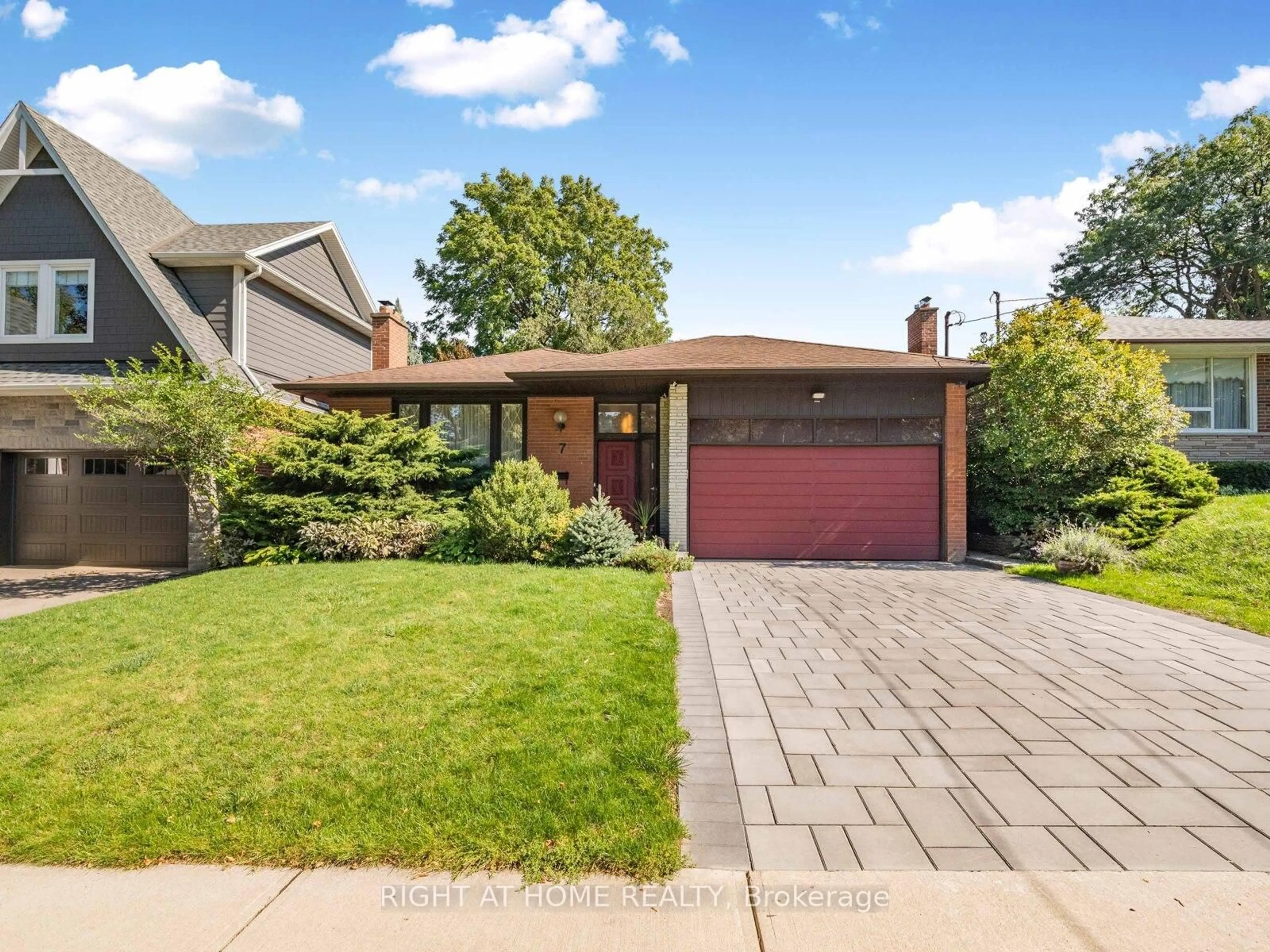 Home with brick exterior material, street for 7 Bloorlea Cres, Toronto Ontario M9B 1P2