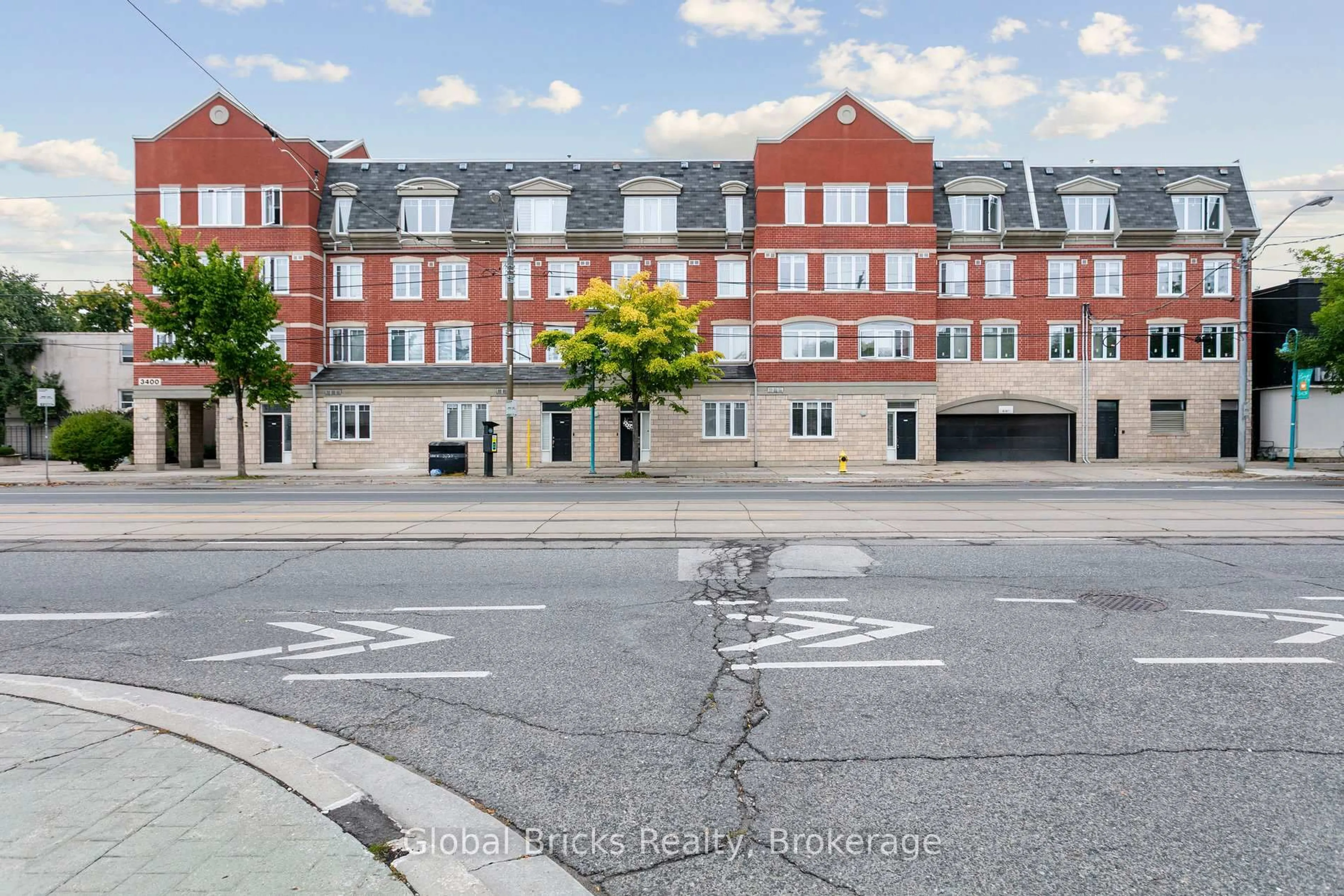 A pic from outside/outdoor area/front of a property/back of a property/a pic from drone, street for 3400 Lake Shore Blvd #203, Toronto Ontario M8W 1N2