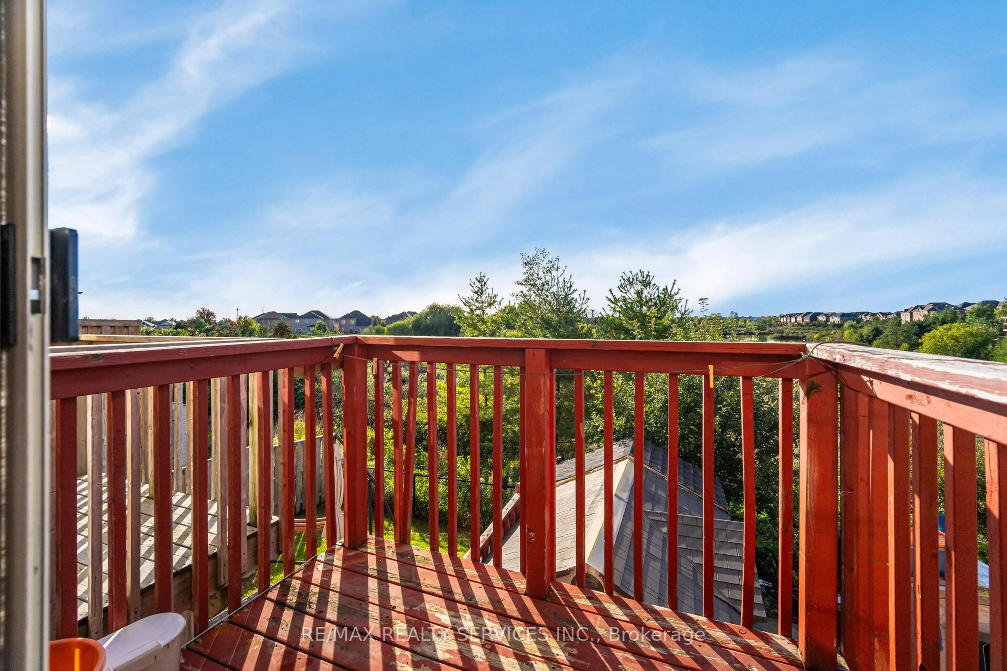 Balcony in the apartment, water/lake/river/ocean view for 38 Delport Clse, Brampton Ontario L6P 3T3