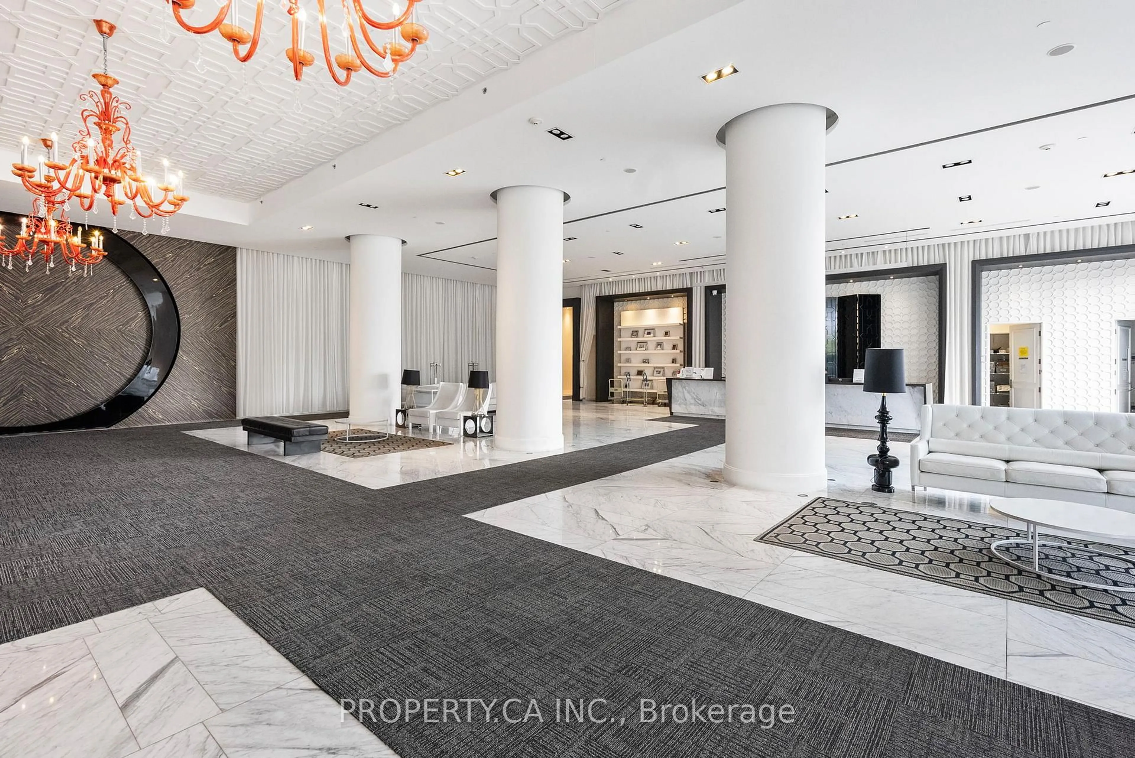 Lobby for 90 Park Lawn Rd #1211, Toronto Ontario M8Y 0B6