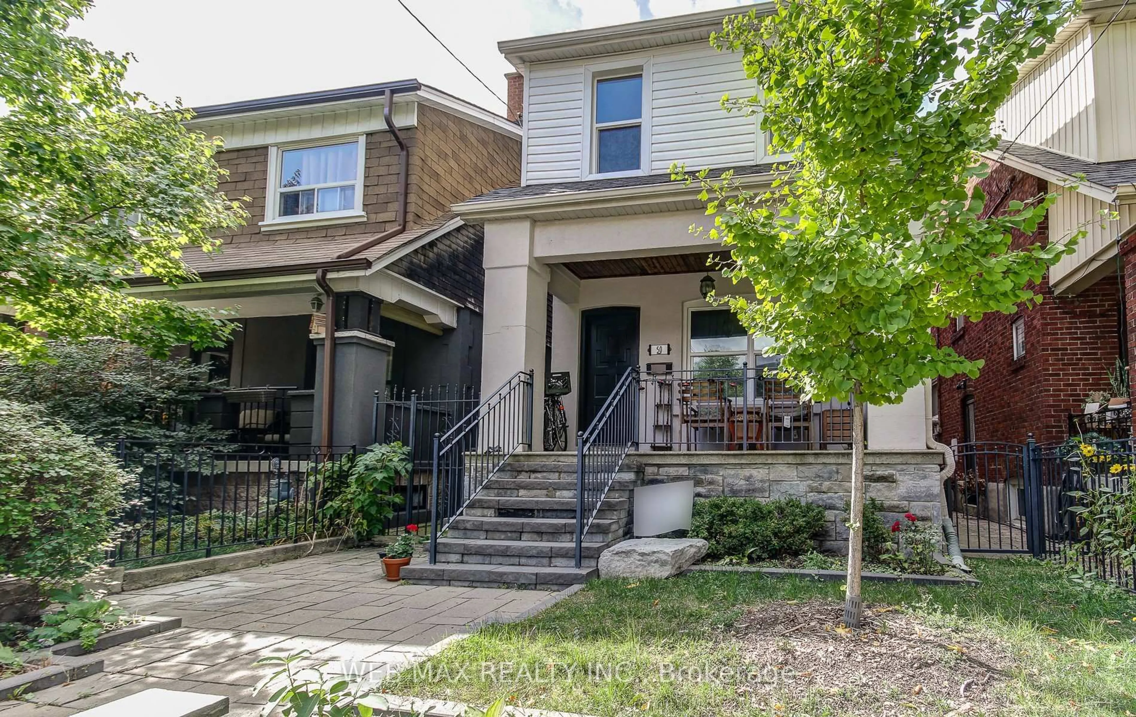 Home with brick exterior material, street for 50 Sellers Ave, Toronto Ontario M6E 3T6