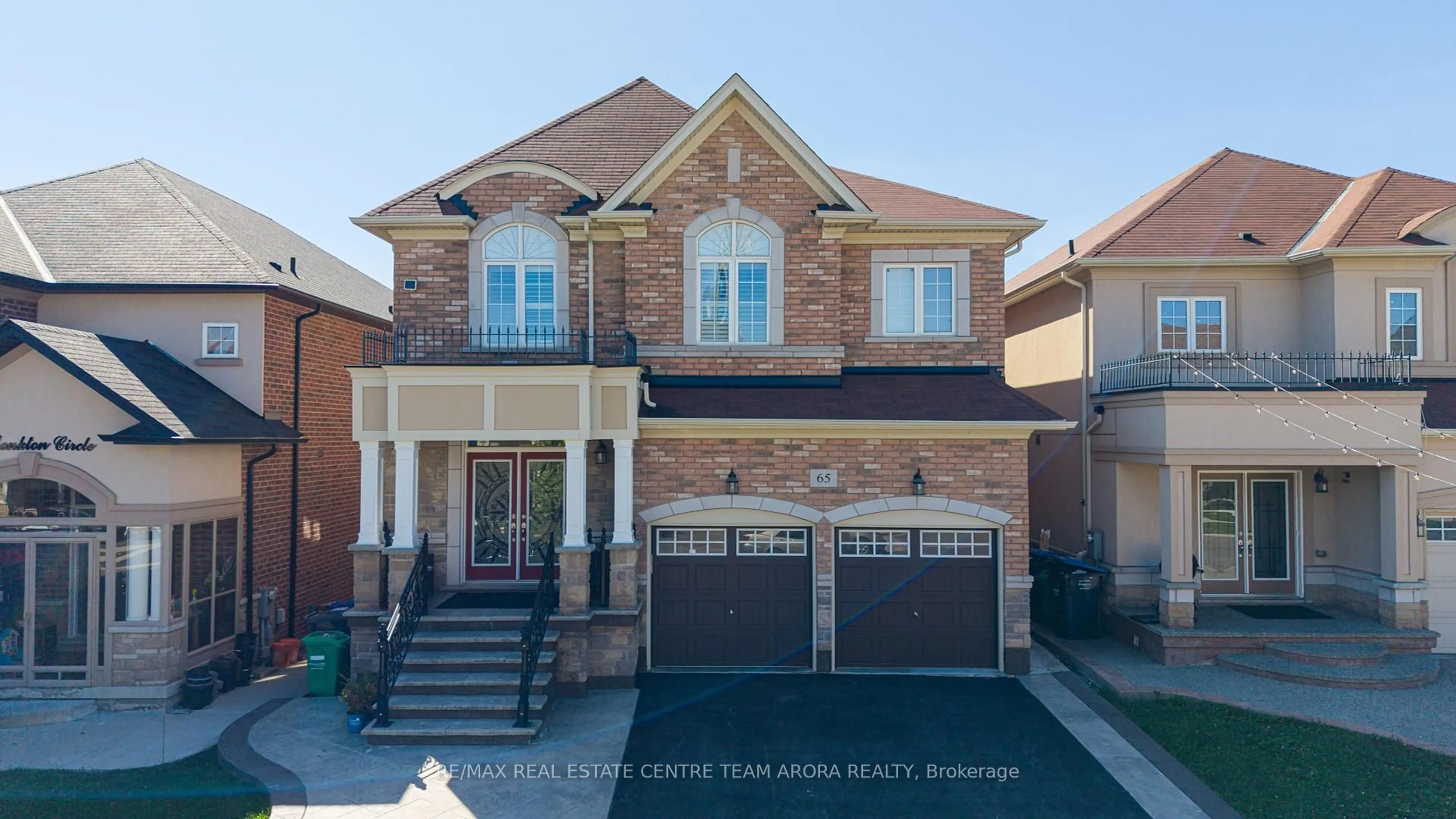 Home with brick exterior material, street for 65 Monkton Circ, Brampton Ontario L6Y 5Z5