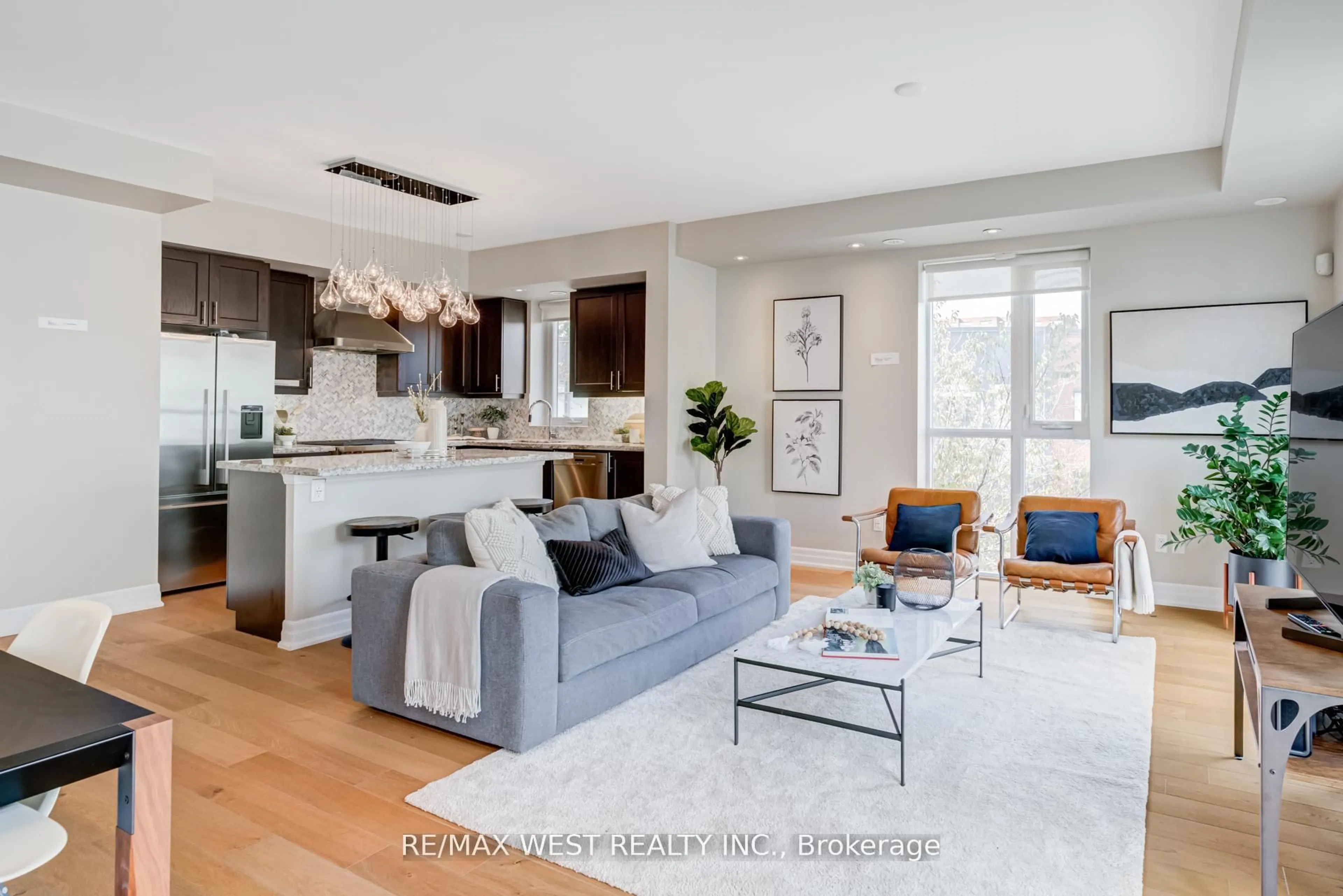 Open concept kitchen, unknown for 15 Sousa Mendes St #103, Toronto Ontario M6P 0A9