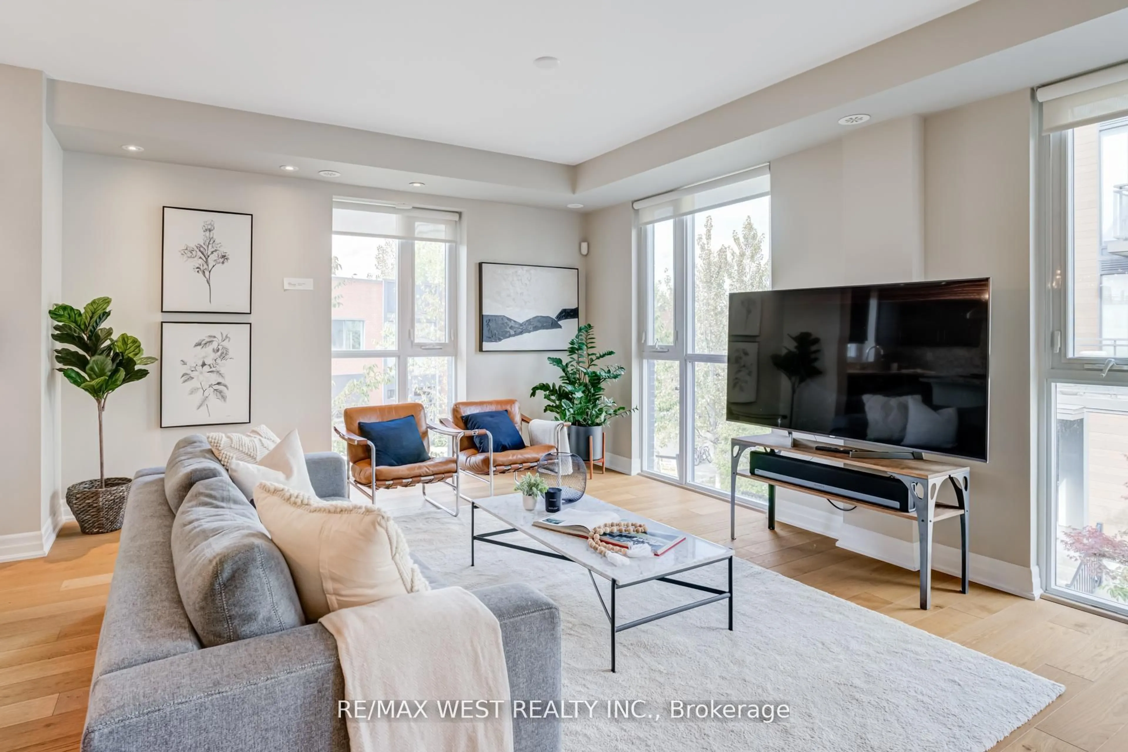 Living room with furniture, unknown for 15 Sousa Mendes St #103, Toronto Ontario M6P 0A9
