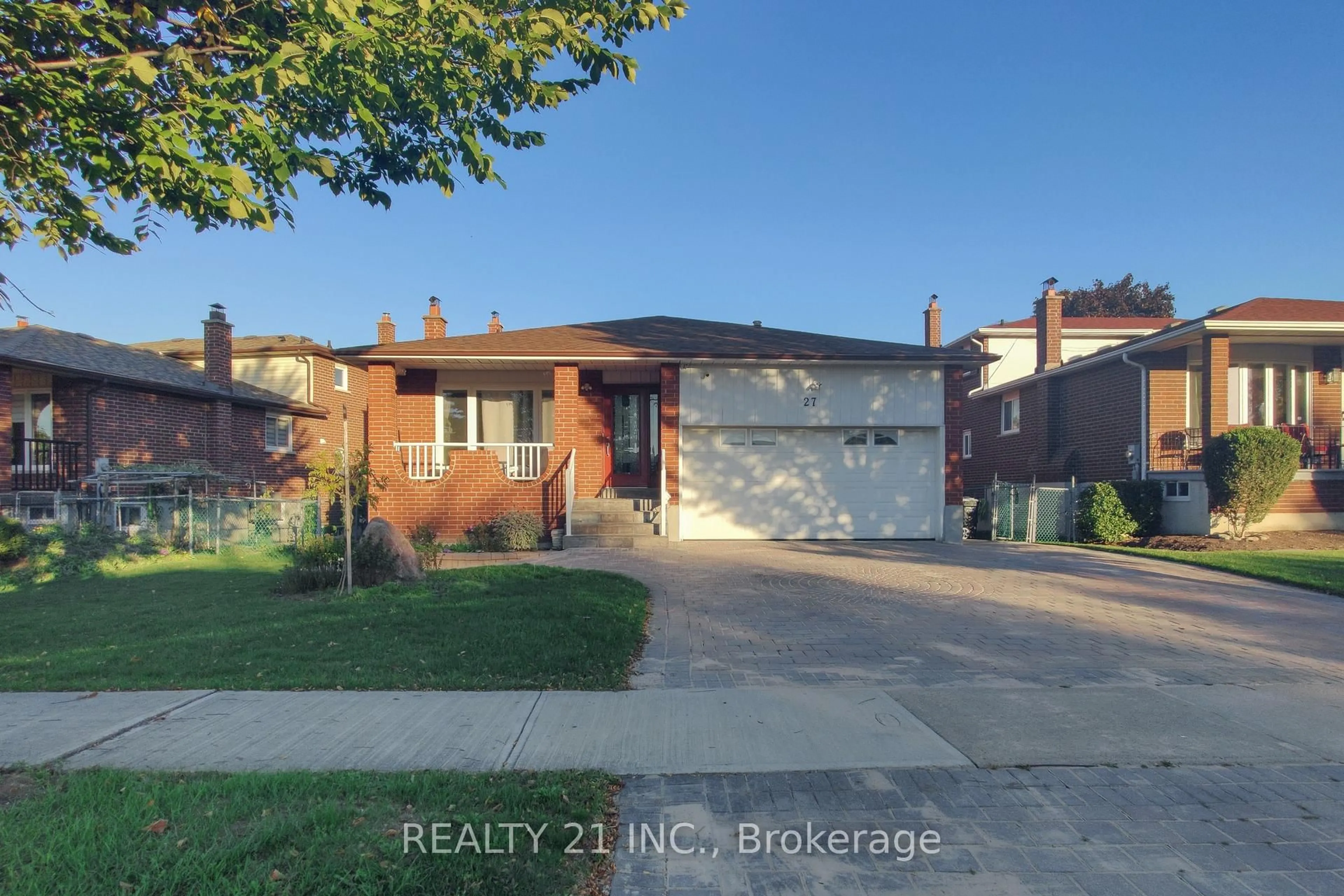 Home with brick exterior material, street for 27 Jardine St, Brampton Ontario L6S 3H2