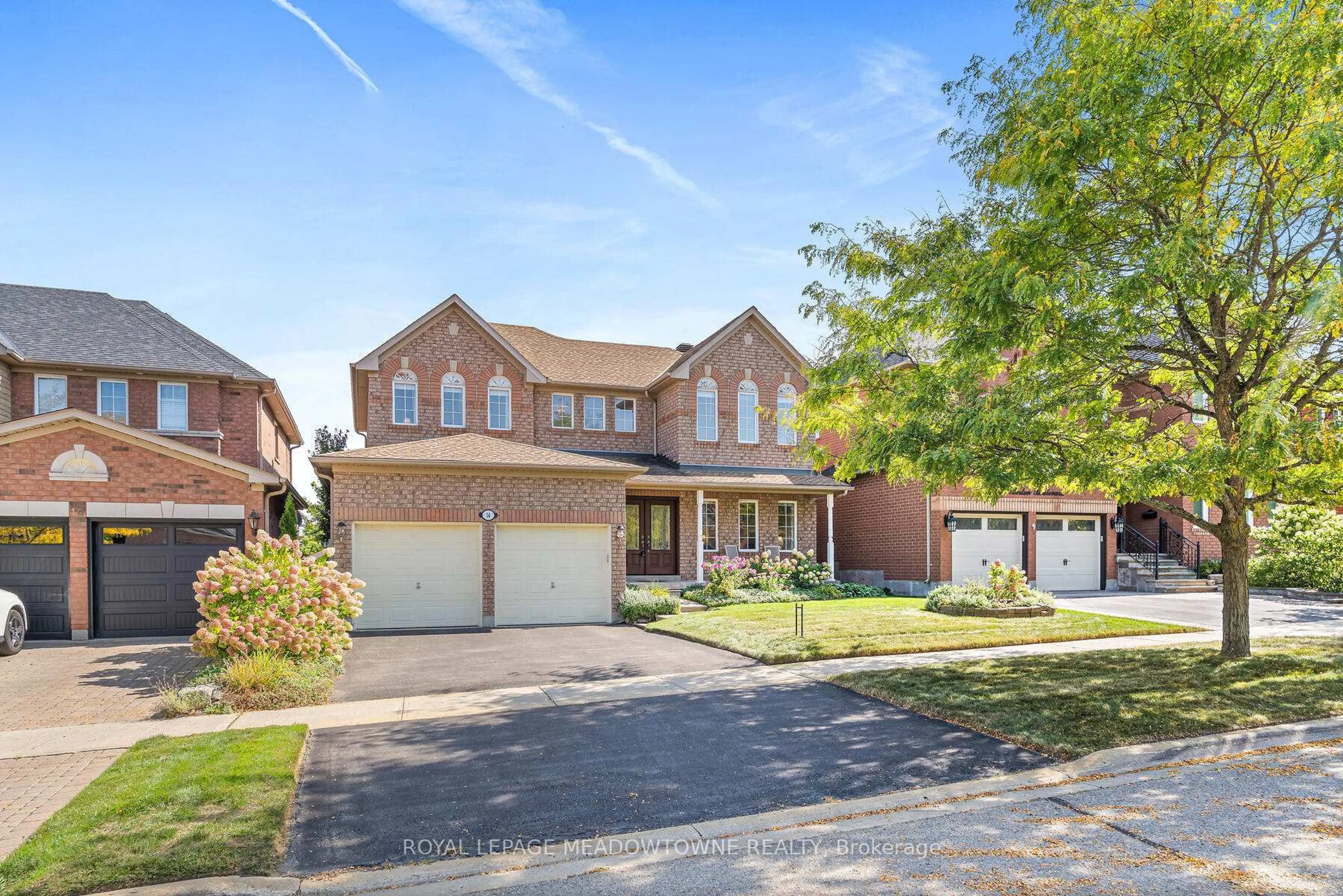 Home with brick exterior material, street for 14 Berton Blvd, Halton Hills Ontario L7G 6A5