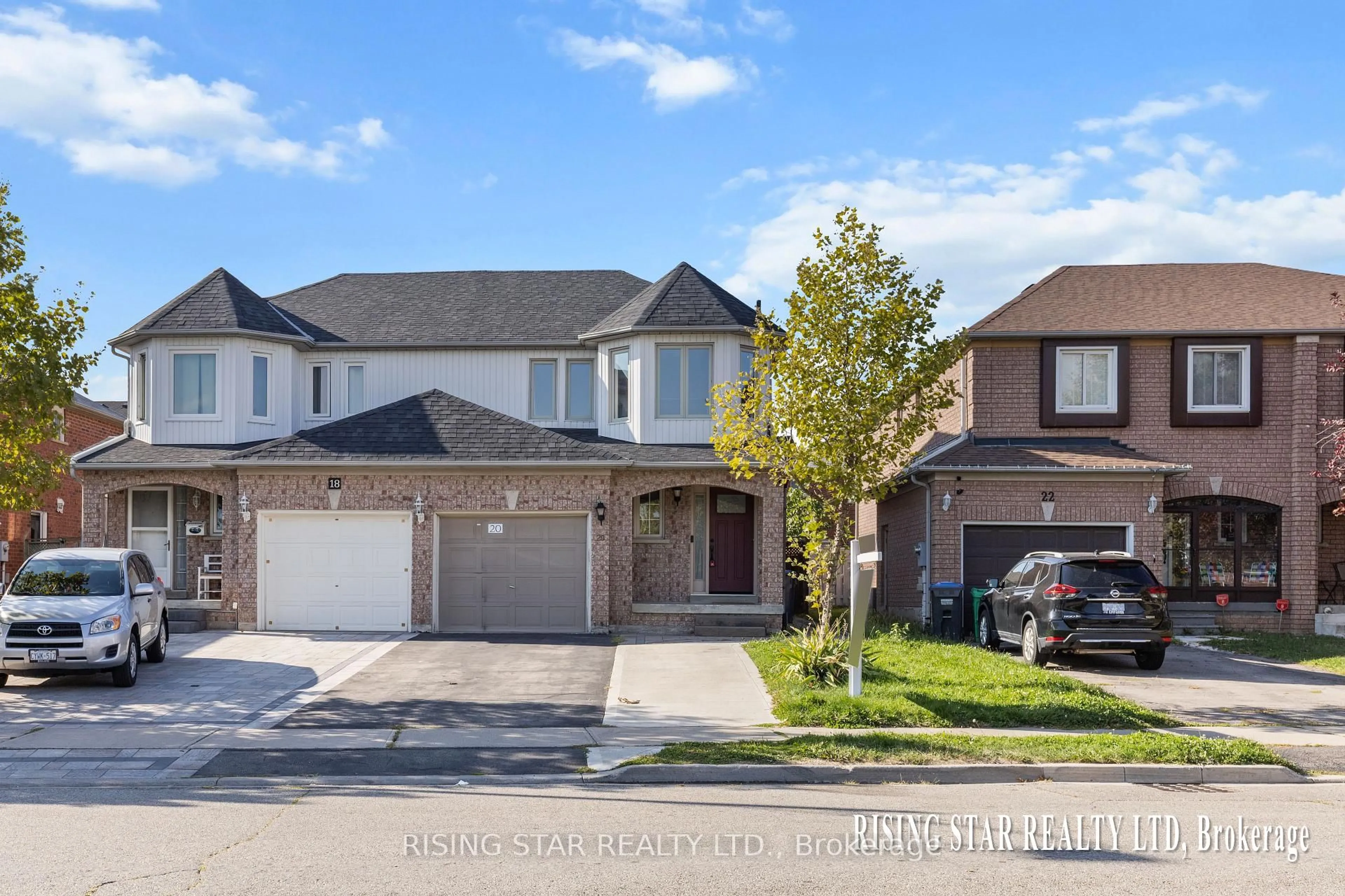 Home with brick exterior material, street for 20 Arid Ave, Brampton Ontario L6R 1P9