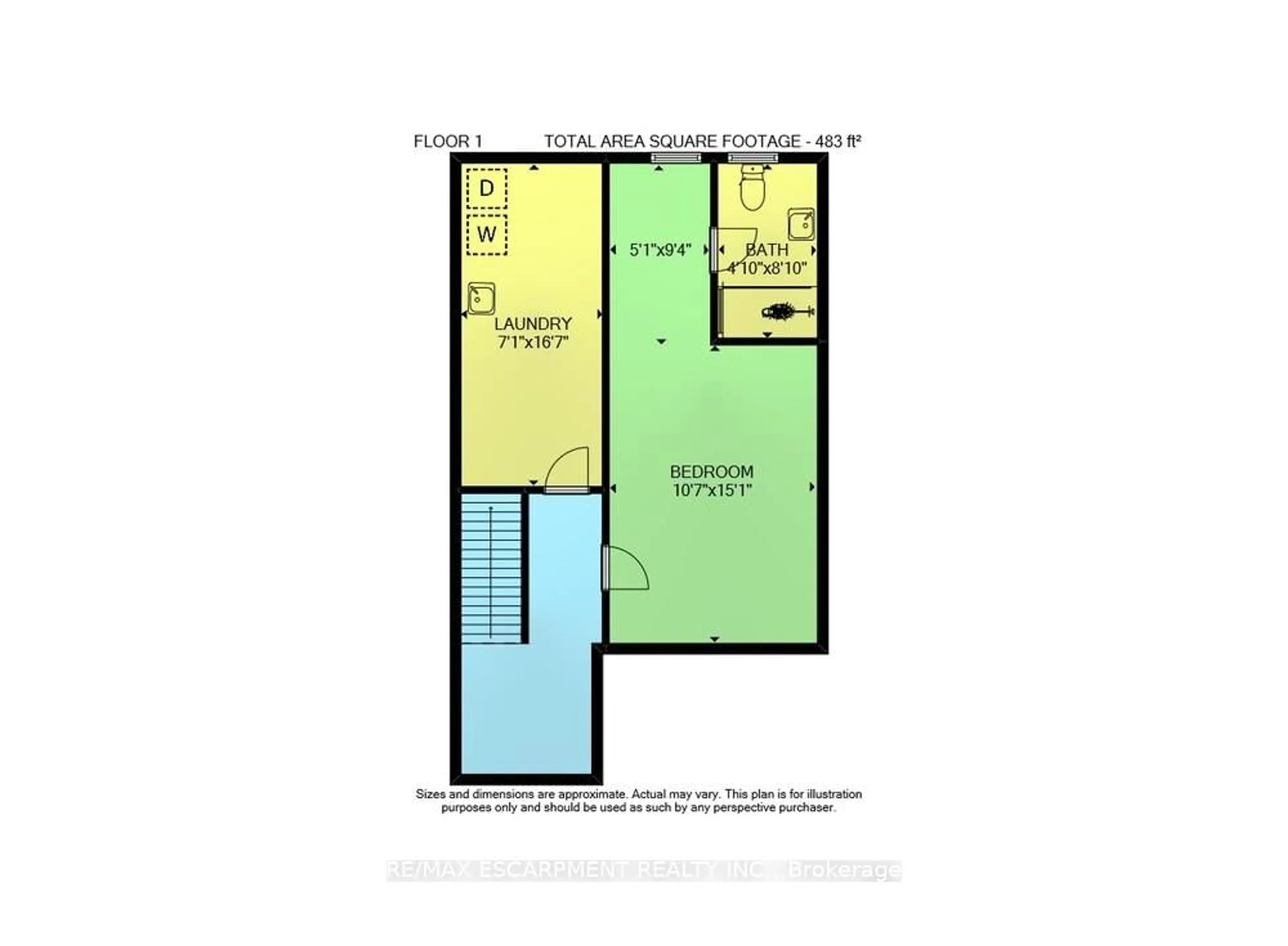 Floor plan for 341 Wilson Dr #16, Milton Ontario L9T 3Y9