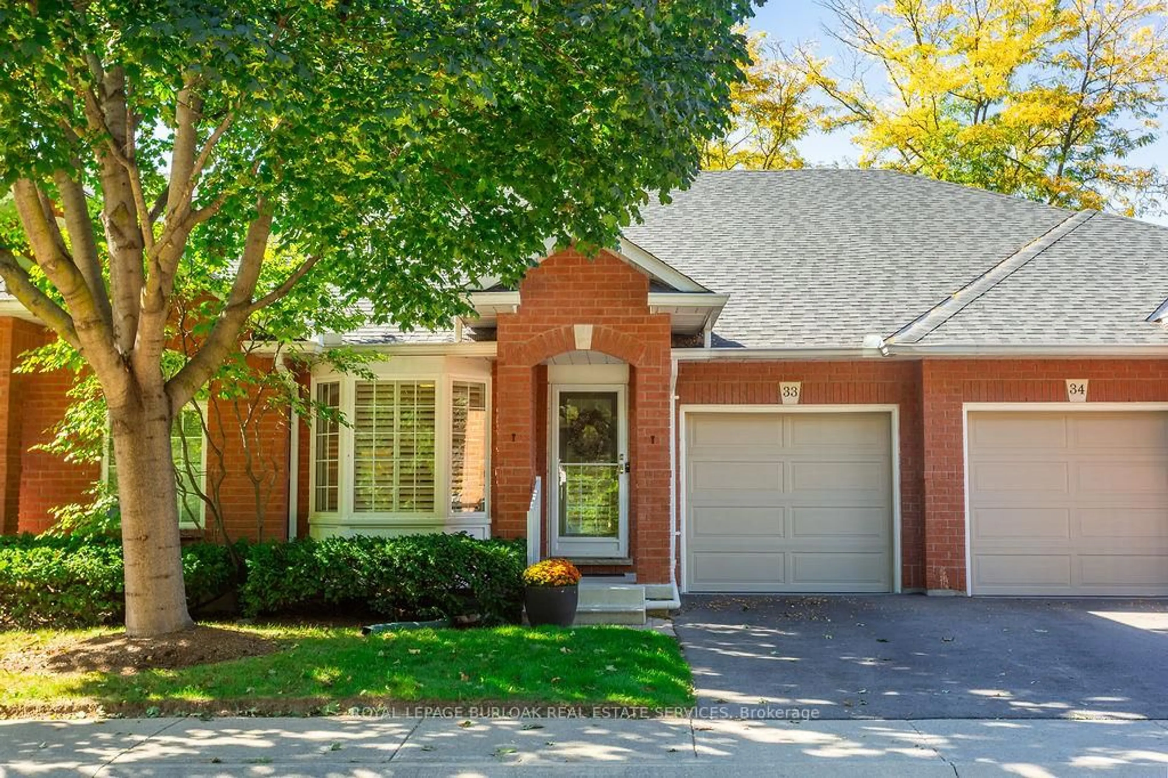 Home with brick exterior material, street for 2350 New St #33, Burlington Ontario L7R 4P8