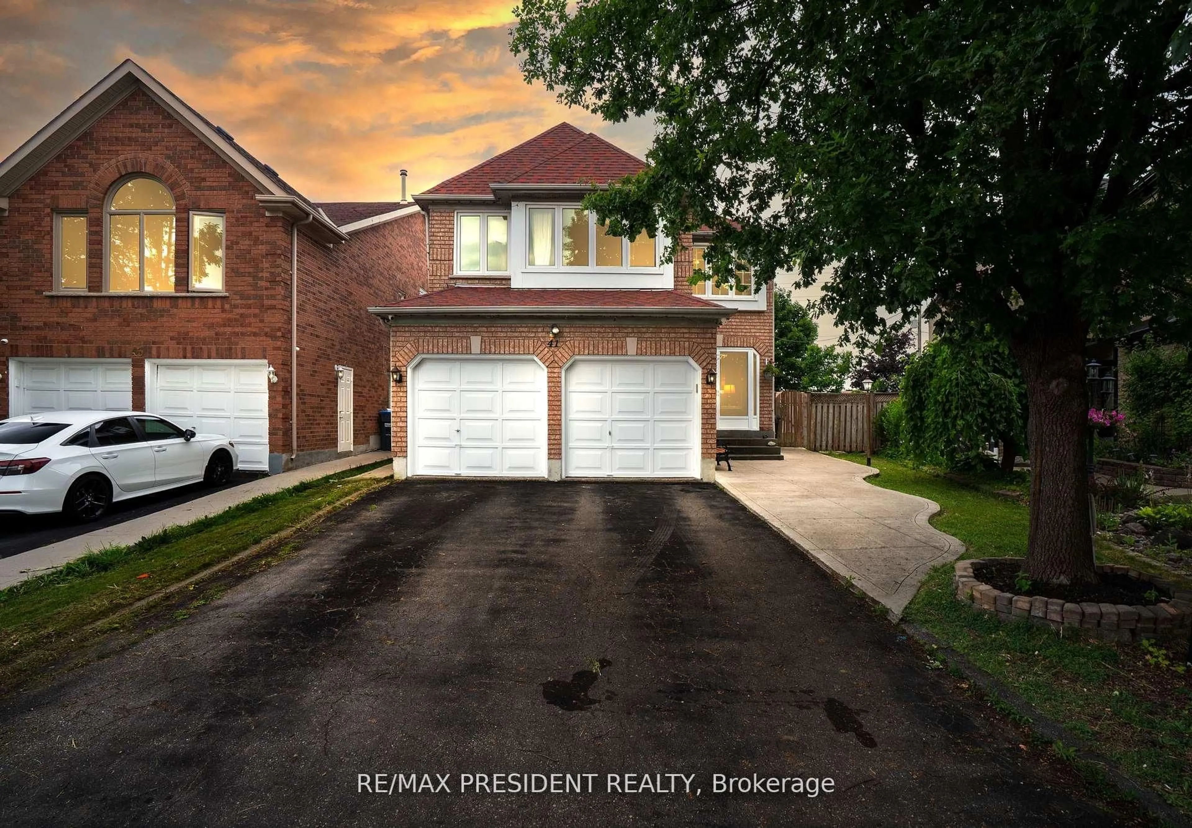 Home with brick exterior material, street for 41 Rangeland Rd, Brampton Ontario L6R 1L2