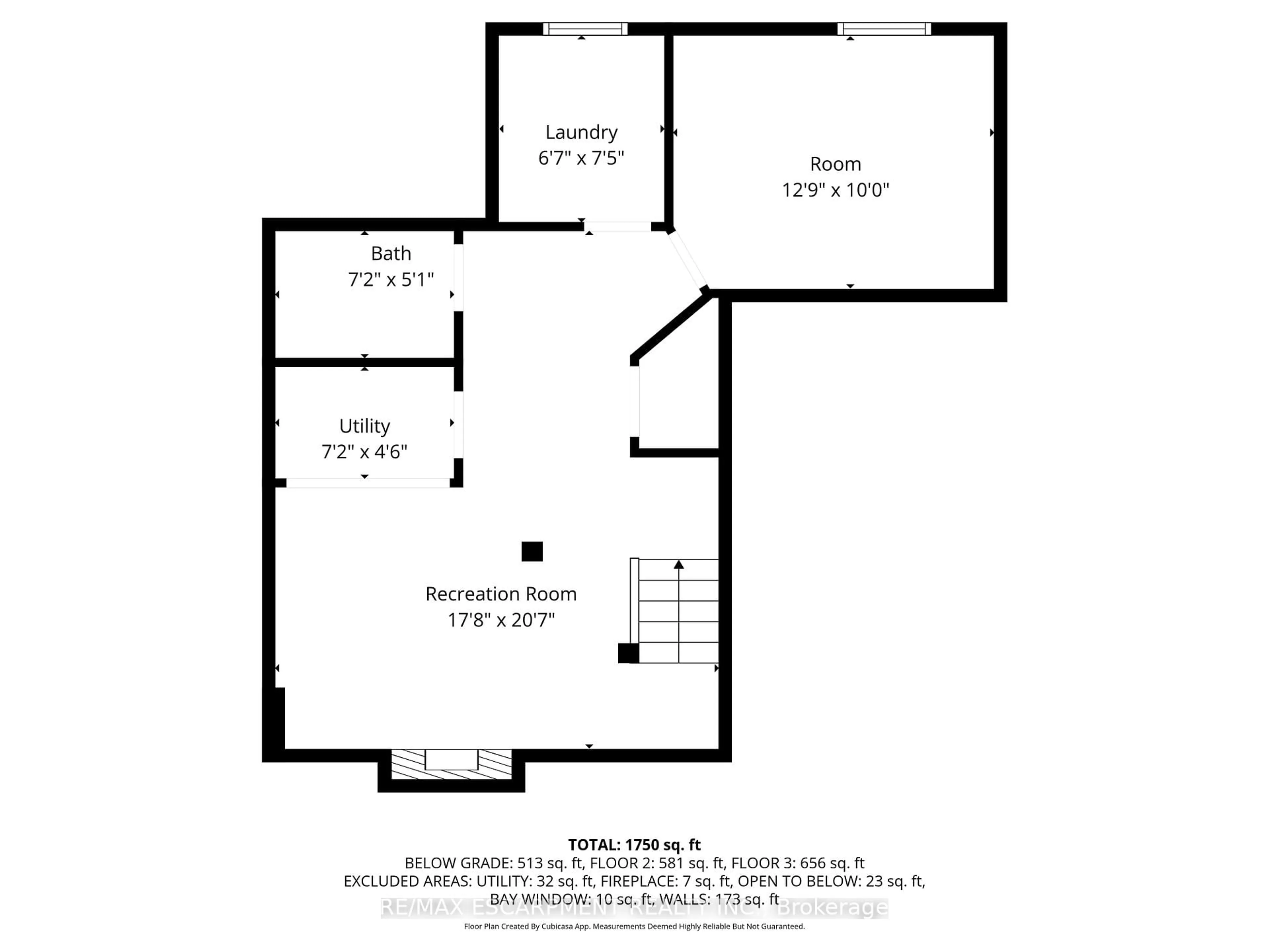 Floor plan for 5566 Thorn Lane, Burlington Ontario L7L 6V8