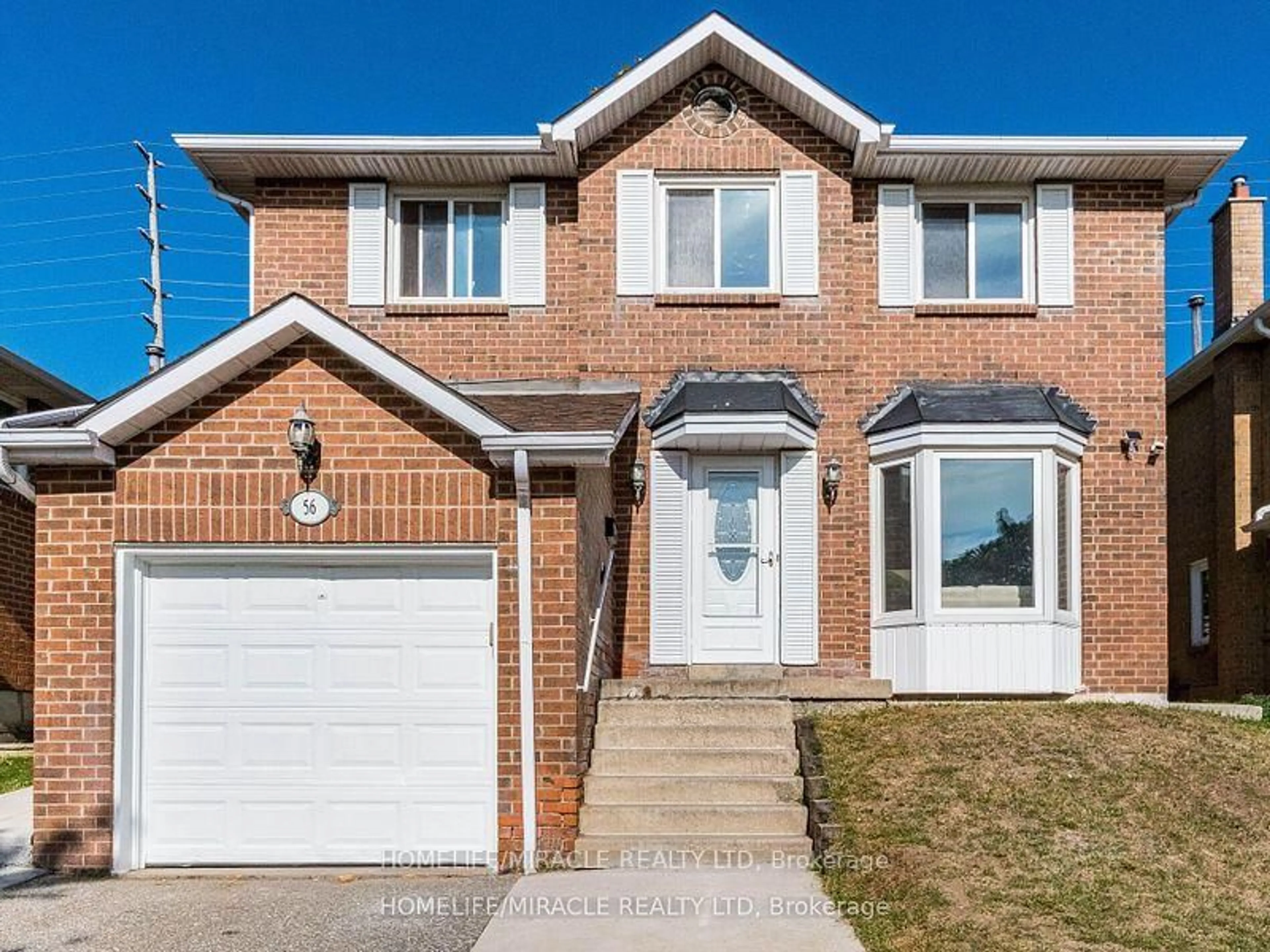 Home with brick exterior material, street for 56 Philosophers Tr, Brampton Ontario L6S 4C9