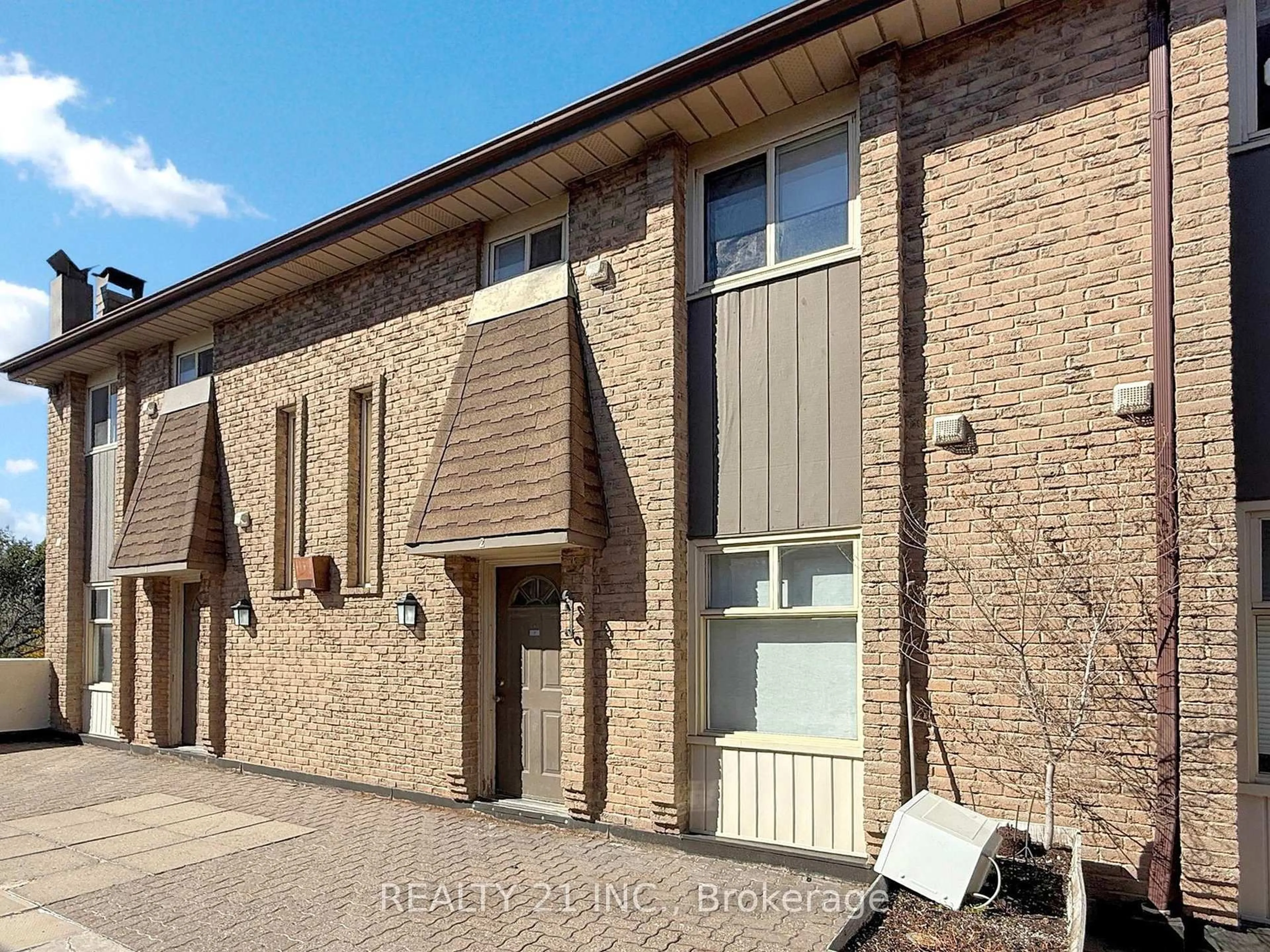 A pic from outside/outdoor area/front of a property/back of a property/a pic from drone, building for 40 Rexdale Blvd #2, Toronto Ontario M9W 5Z3