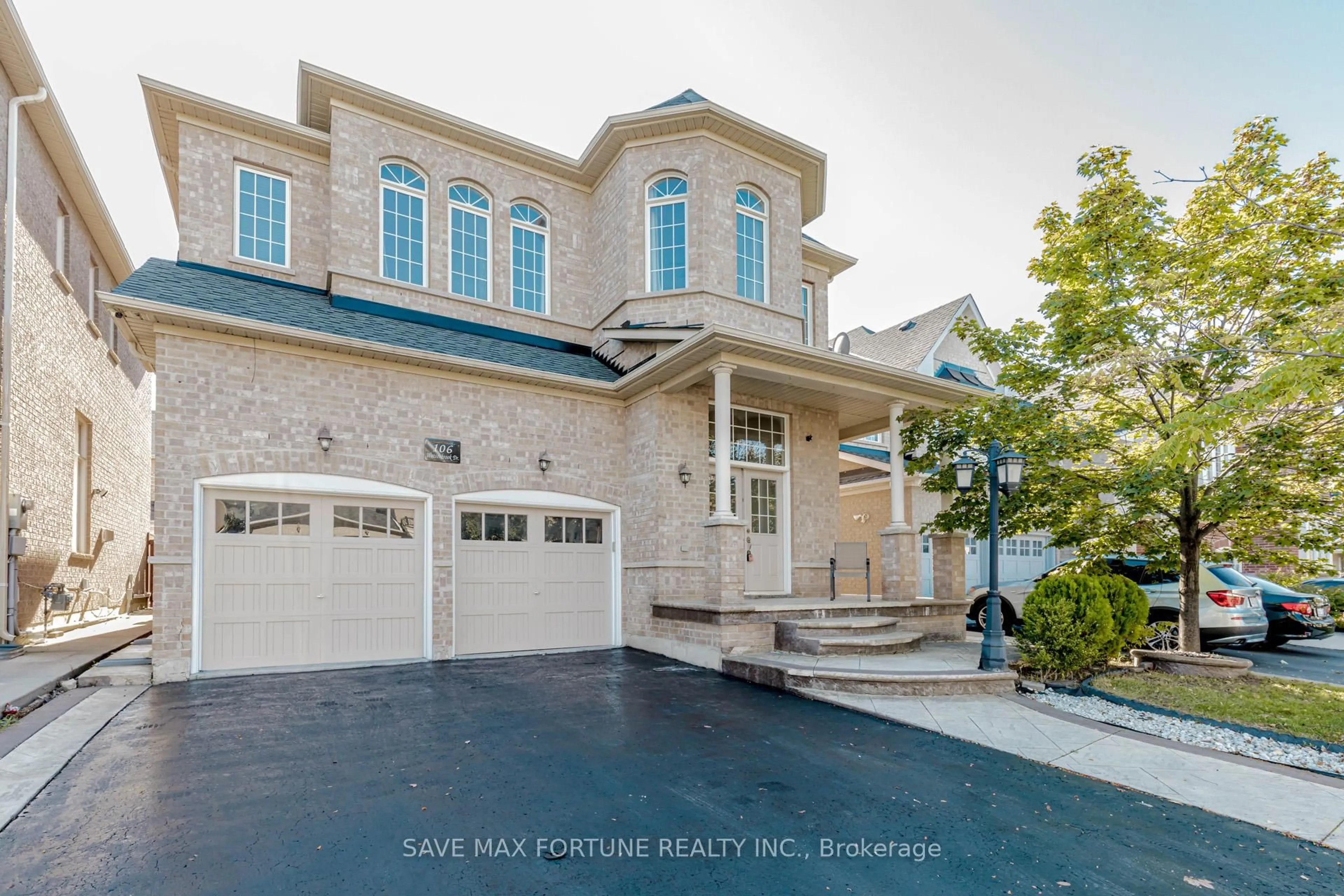 Home with brick exterior material, street for 106 Watsonbrook Dr, Brampton Ontario L6R 0R4