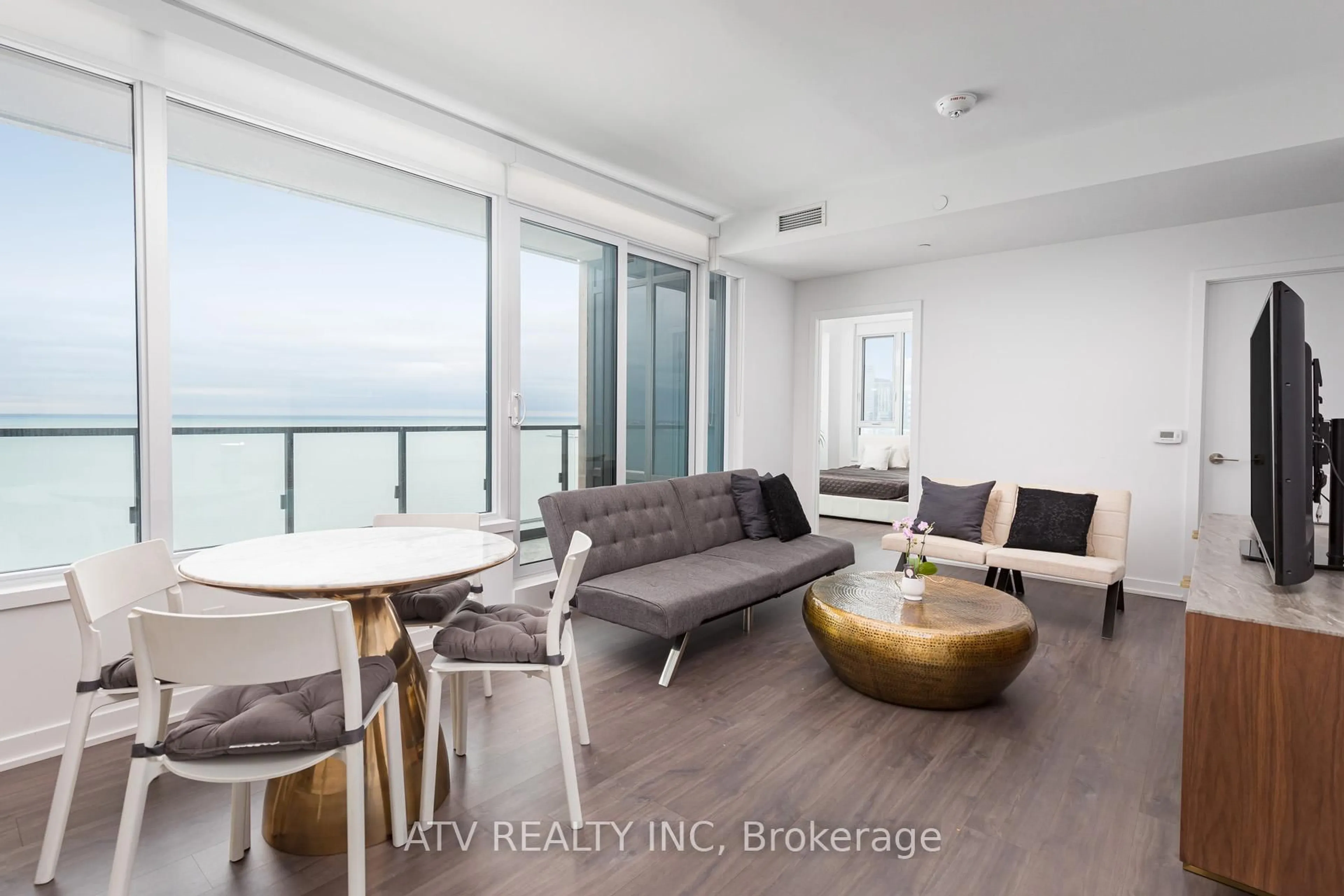 Living room with furniture, unknown for 1926 Lake Shore Blvd #1810, Toronto Ontario M6S 1A1
