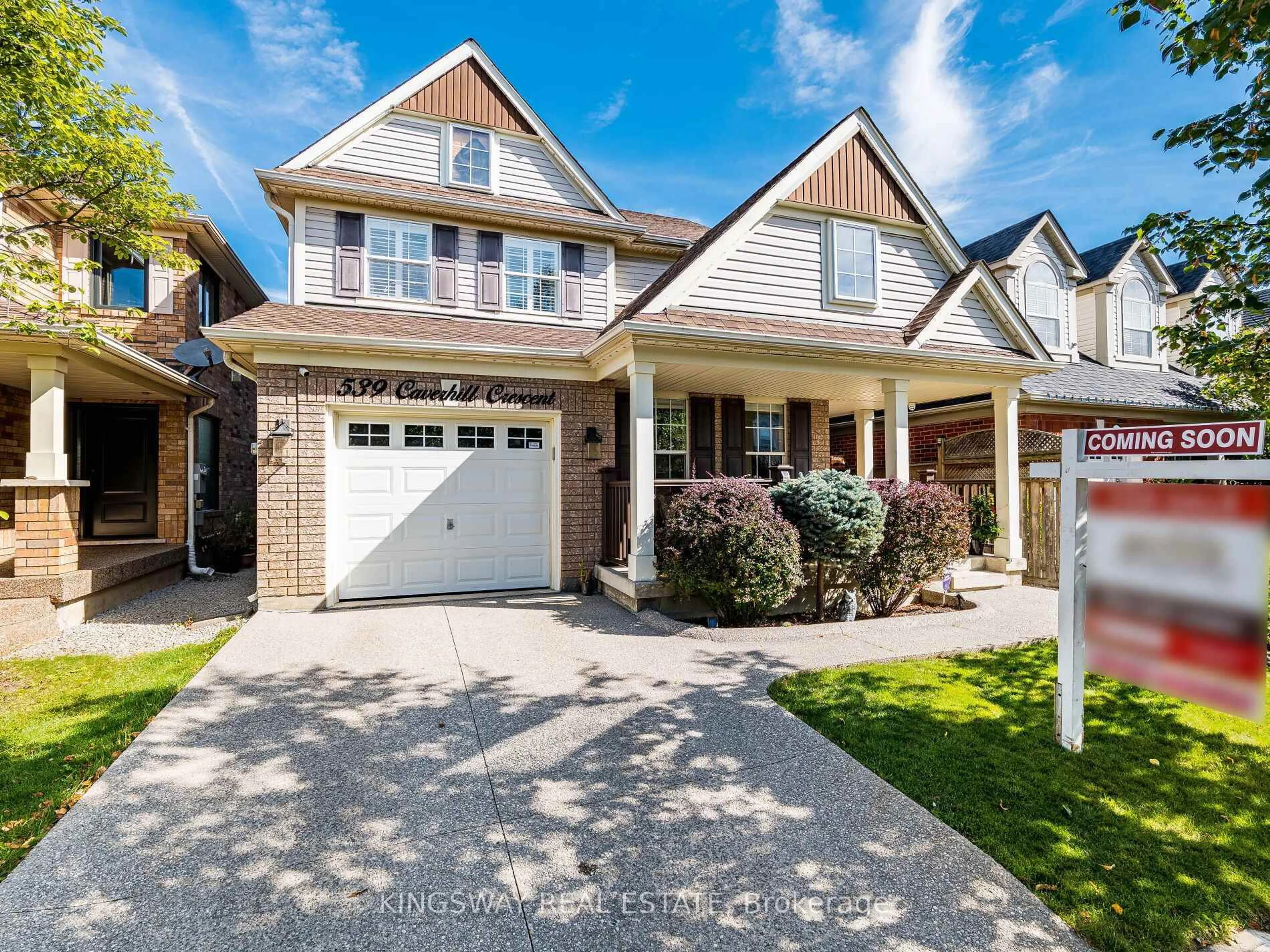 Home with brick exterior material, street for 539 Caverhill Cres, Milton Ontario L9T 5K4