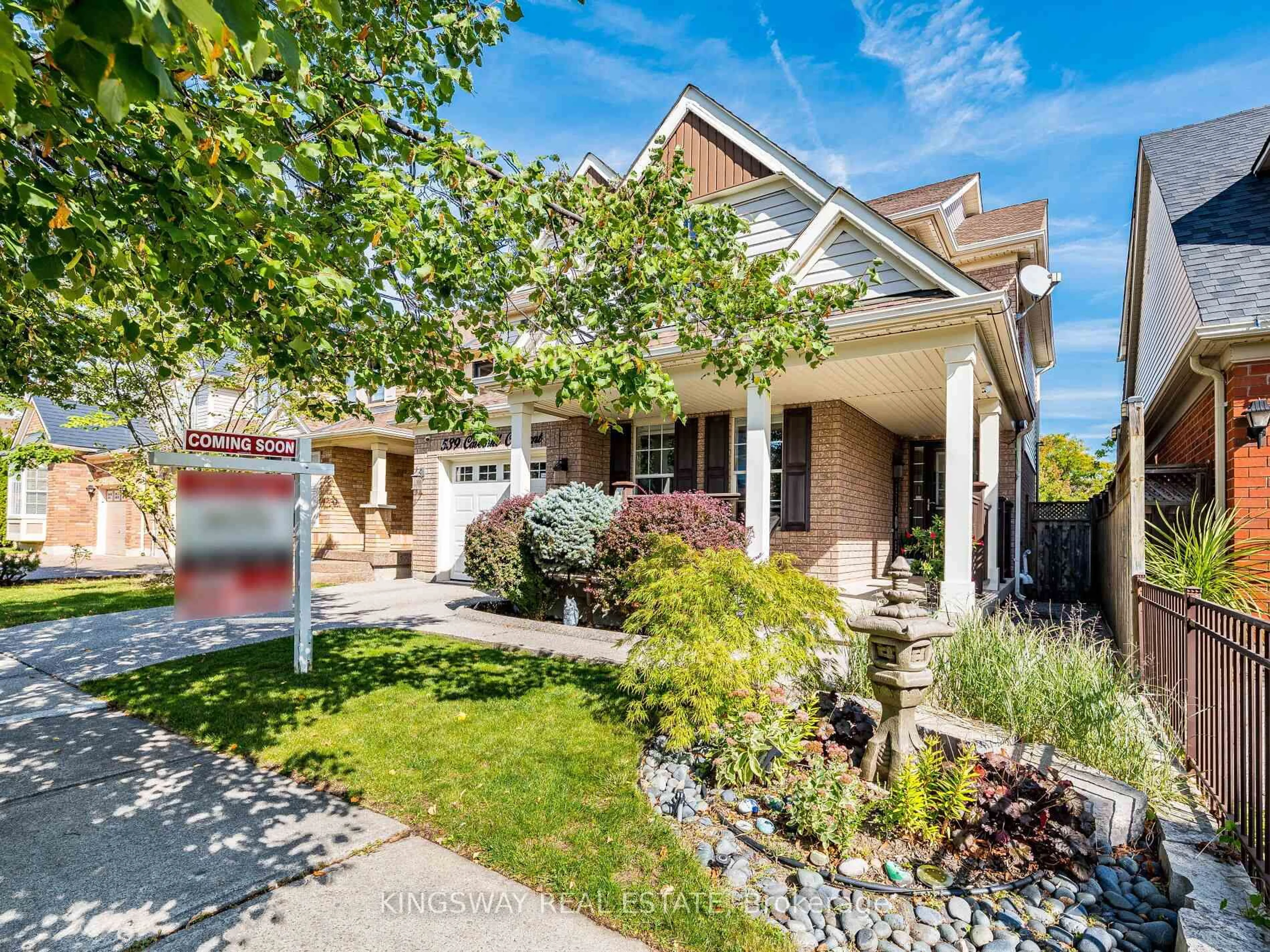 Home with brick exterior material, street for 539 Caverhill Cres, Milton Ontario L9T 5K4